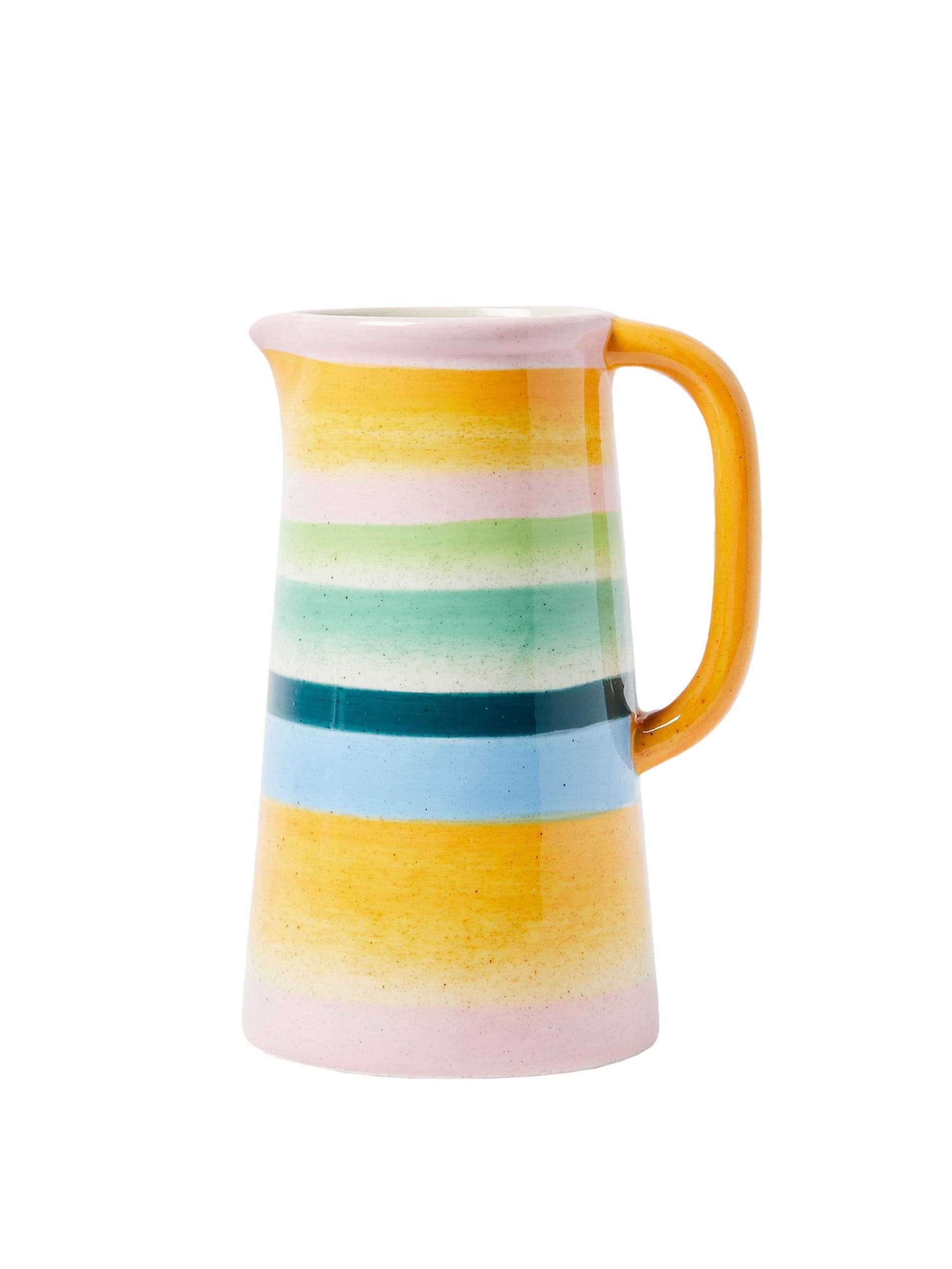 Bon Appétit ceramic stripe jug