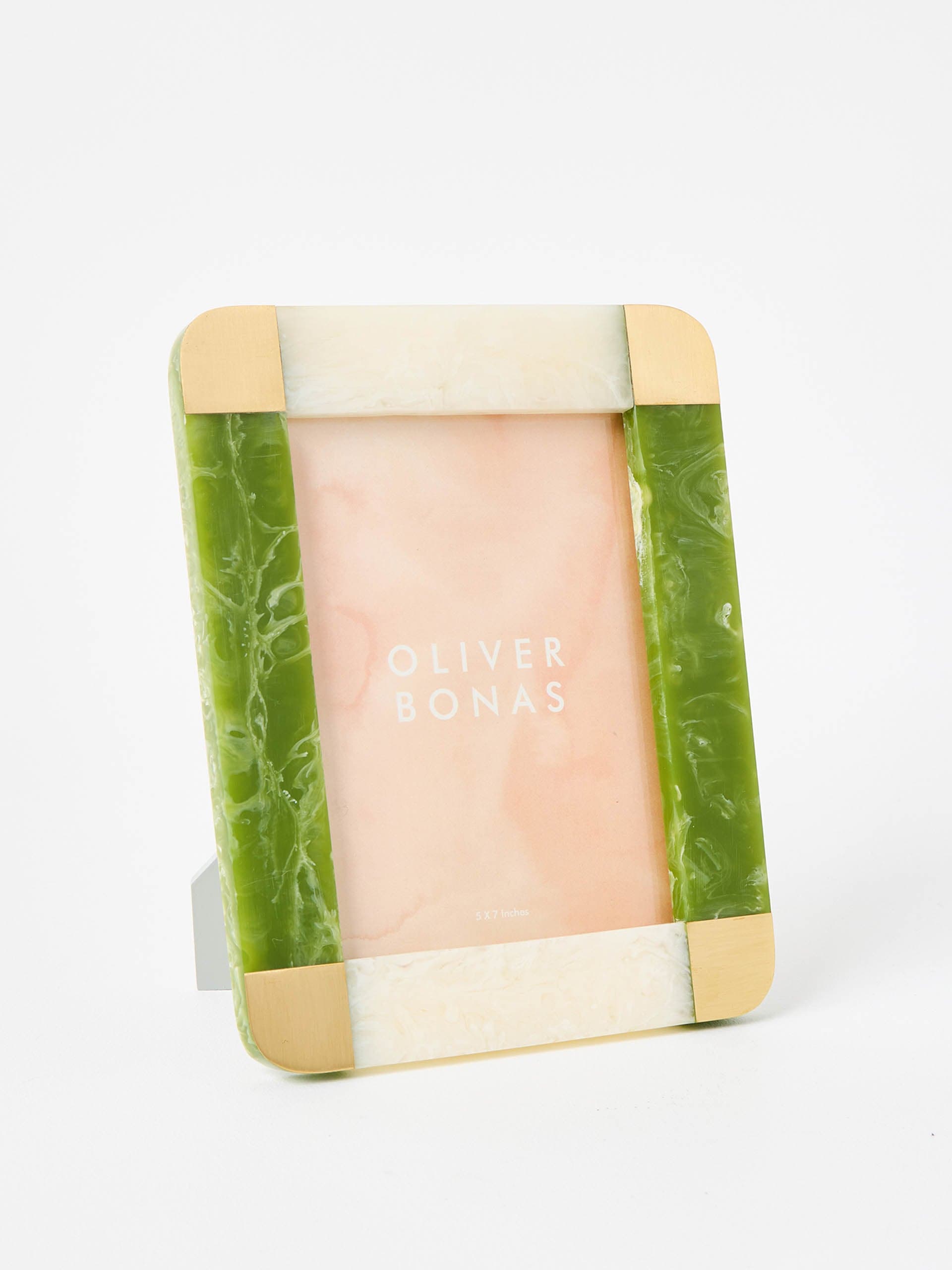 Ciera green resin colour block photo frame