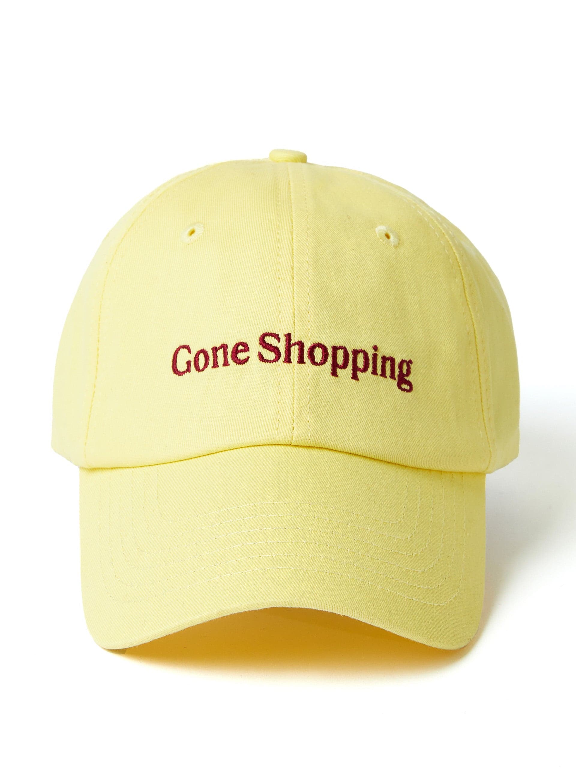 Gone Shopping cap in yellow