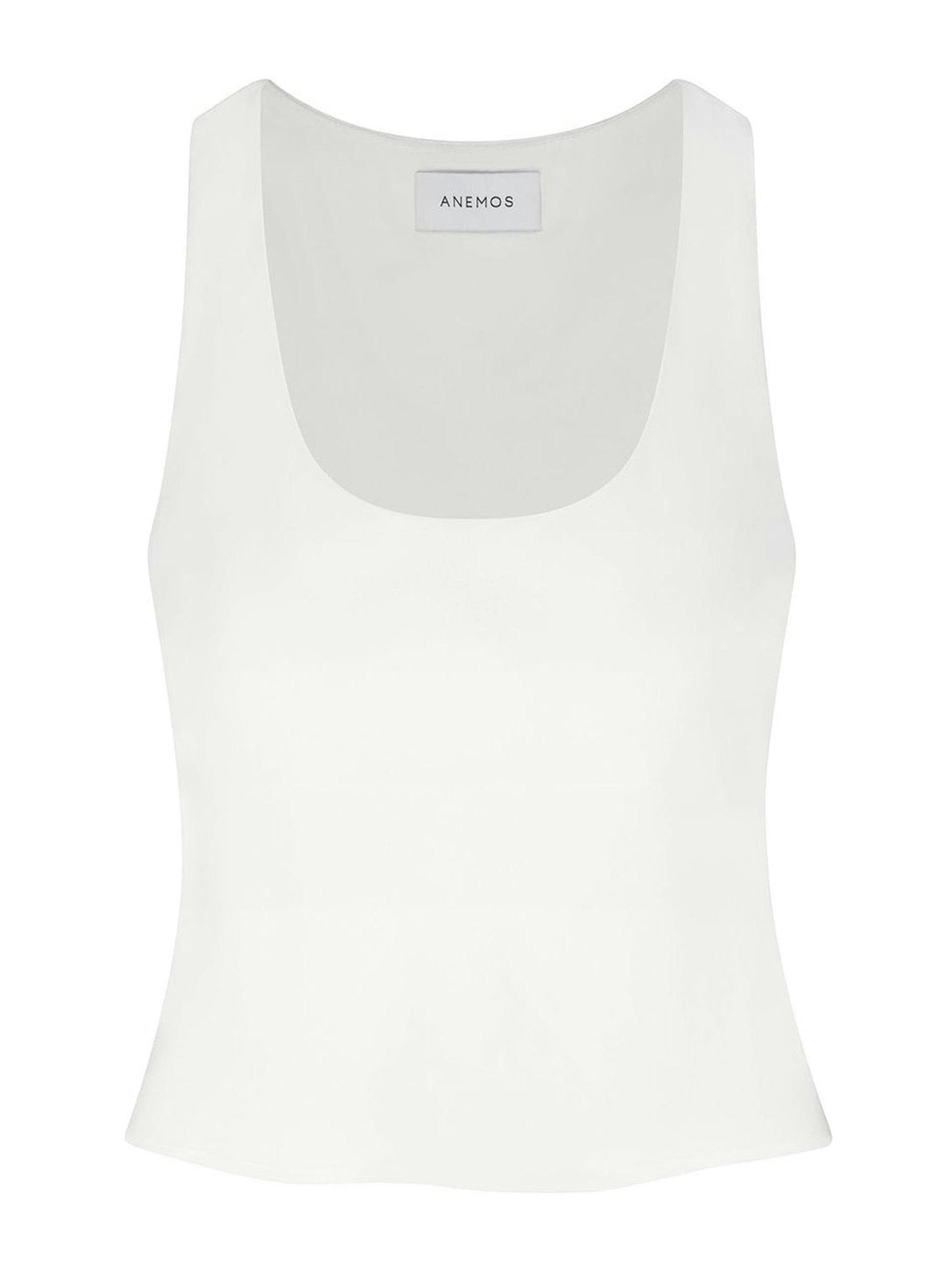 Hume tank top in stretch twill