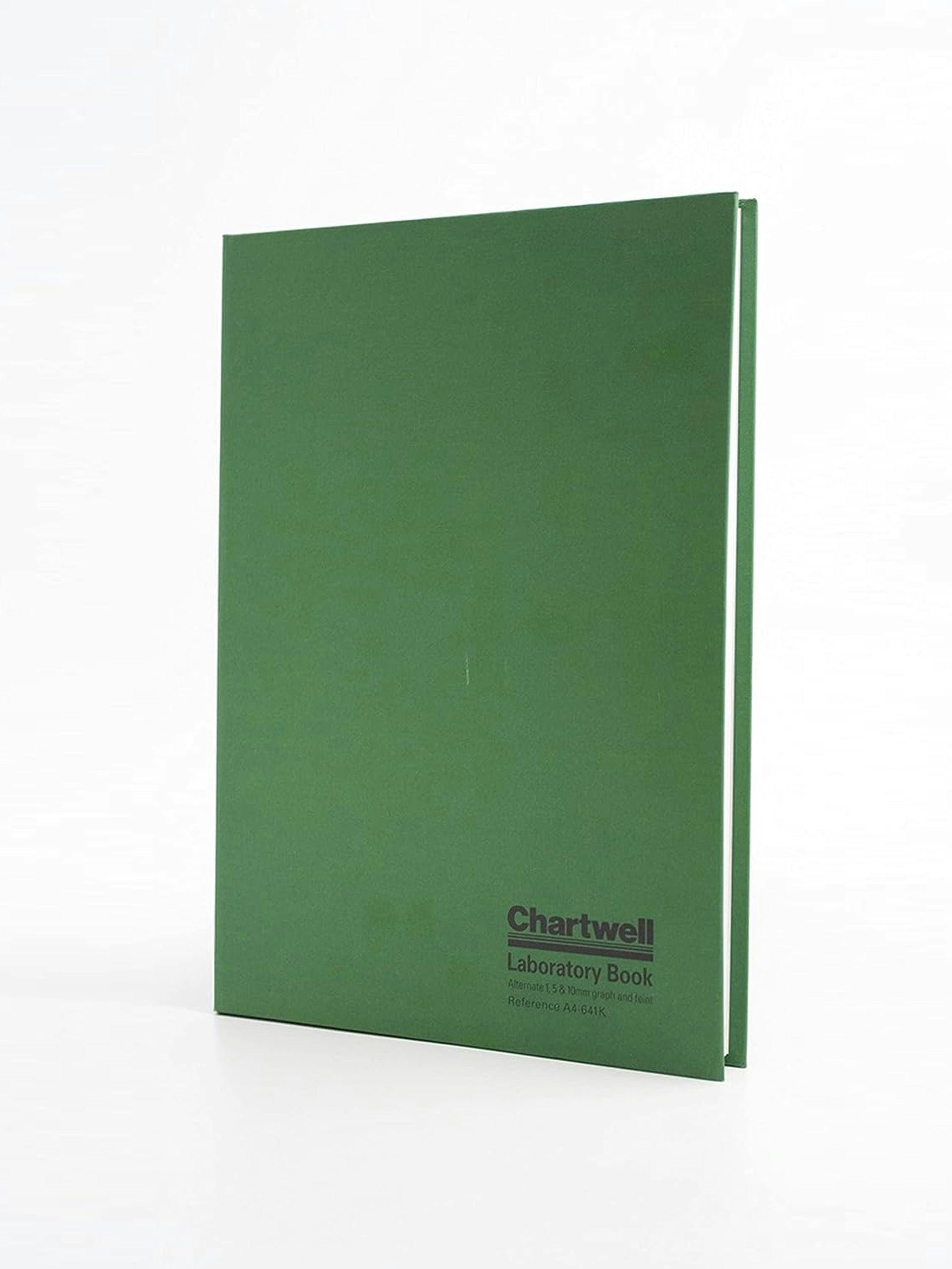 Green hardback notebook