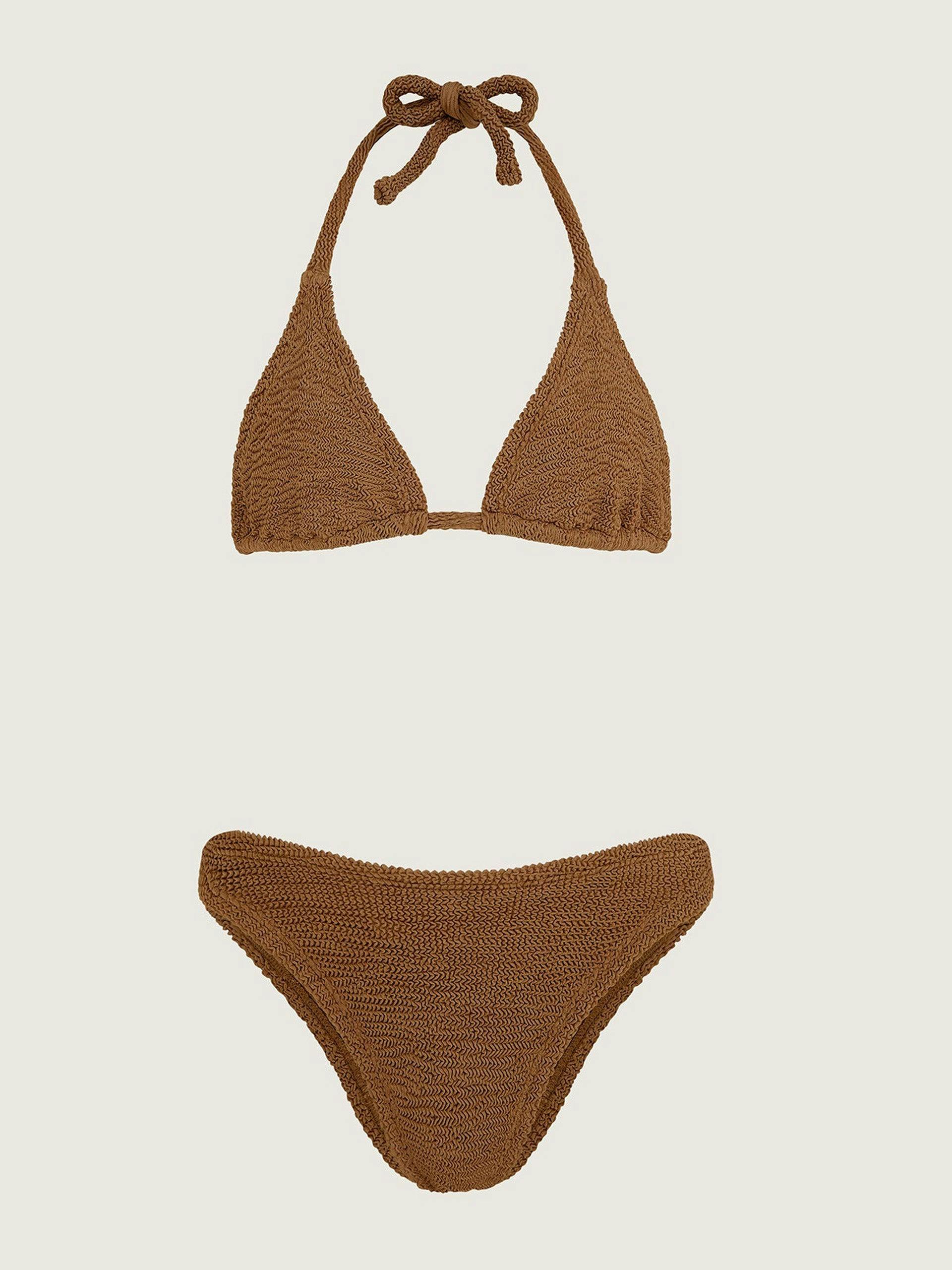 Metallic cocoa Tammy bikini