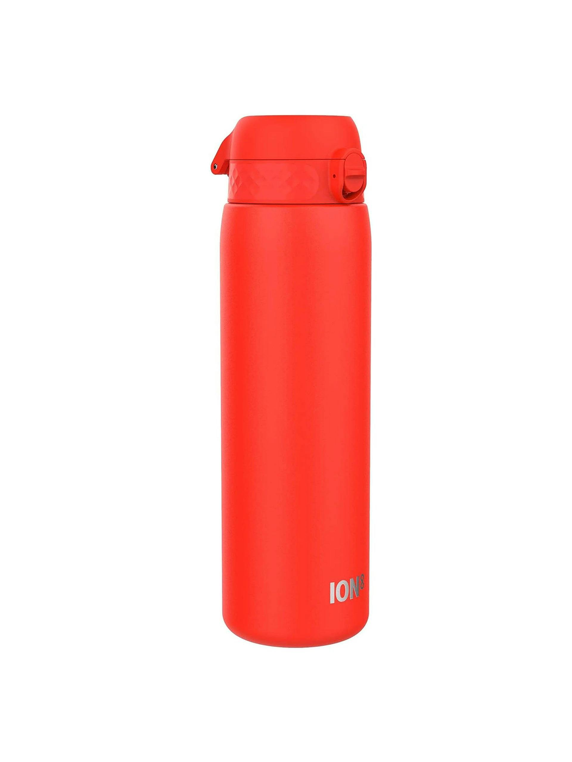 Red stainless steel water bottle