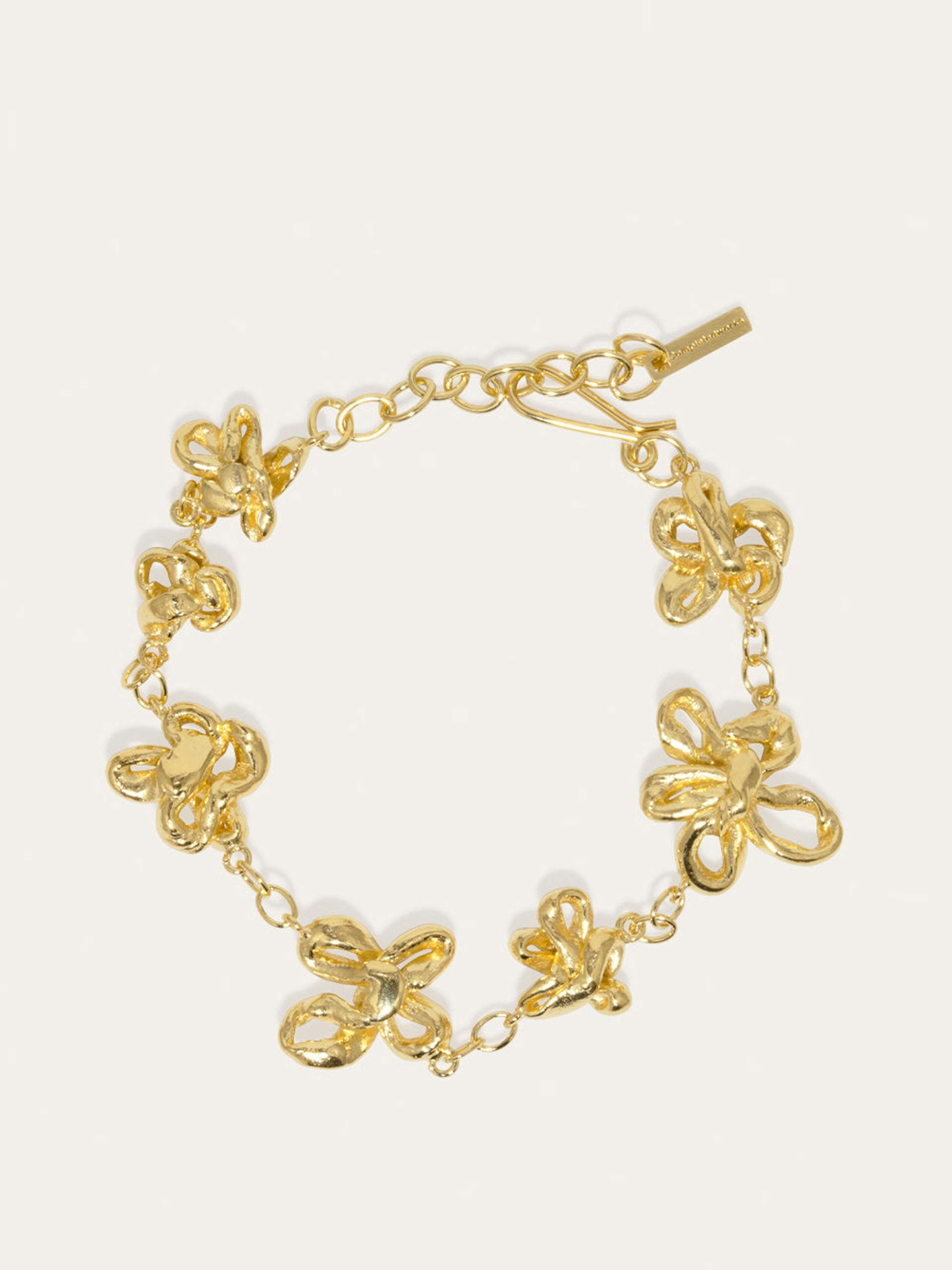 The Past Within The Present gold plated bracelet