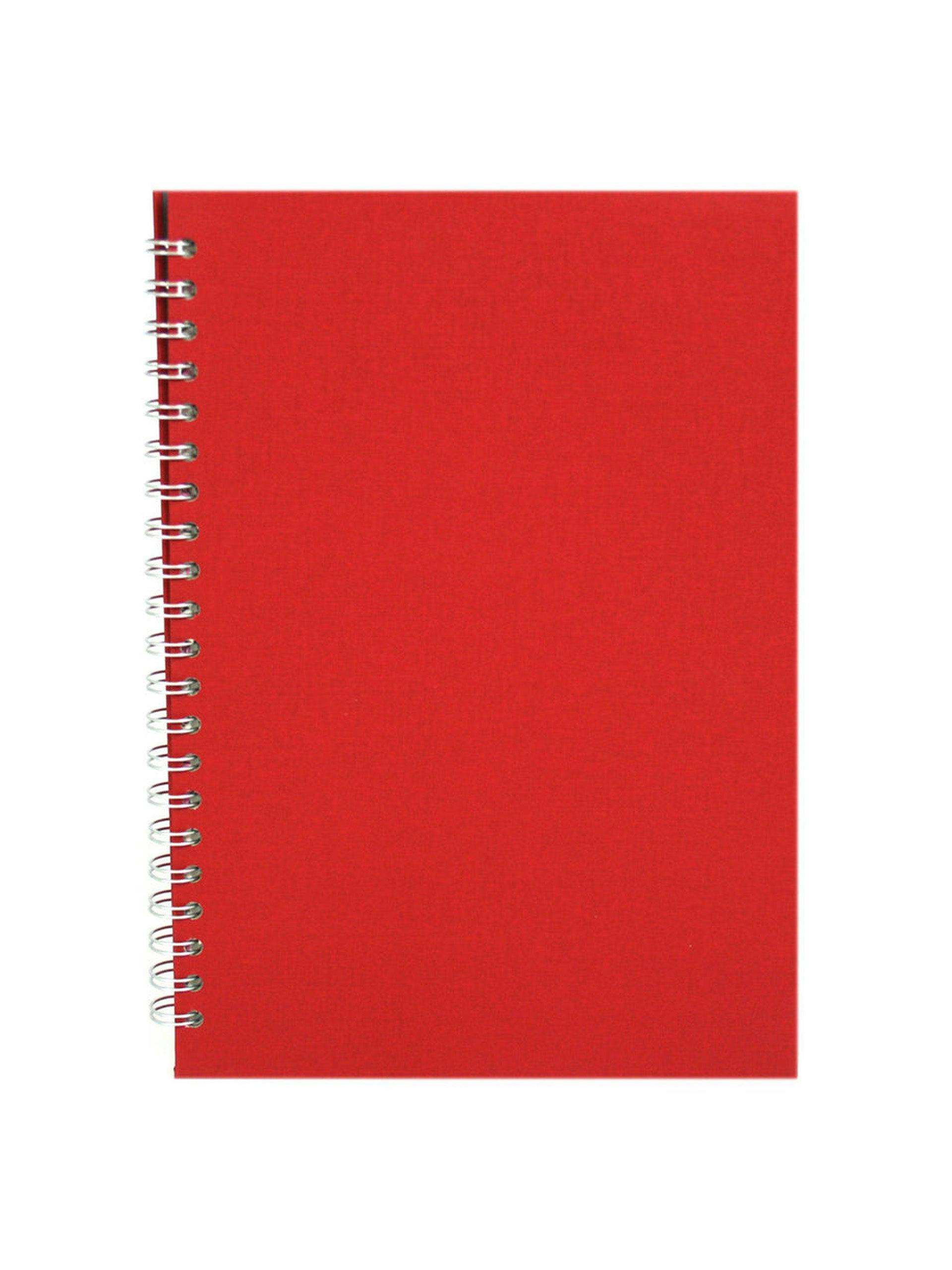 Red A6 notebook