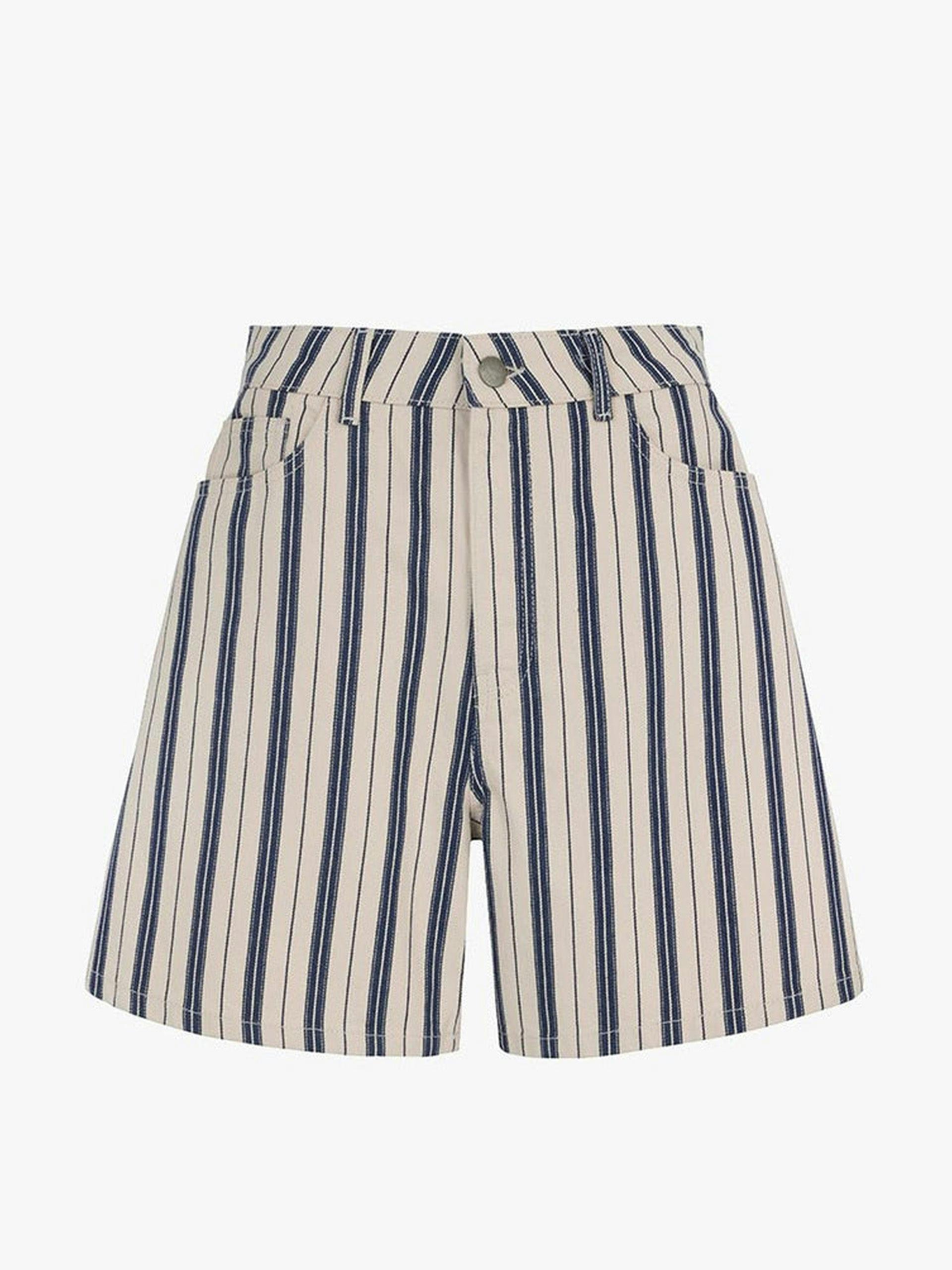 Lowe stripe denim short