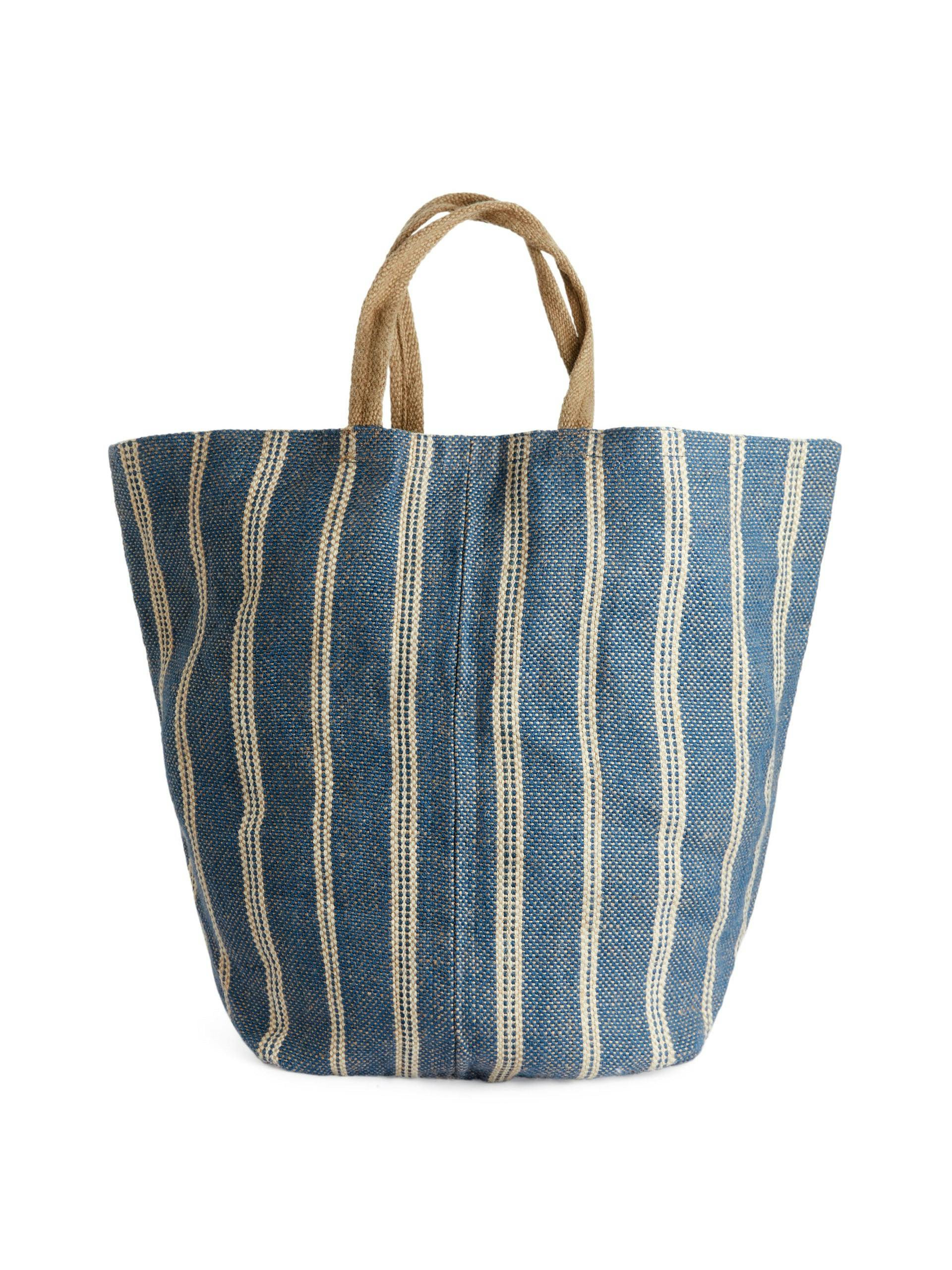 Large jute tote bag