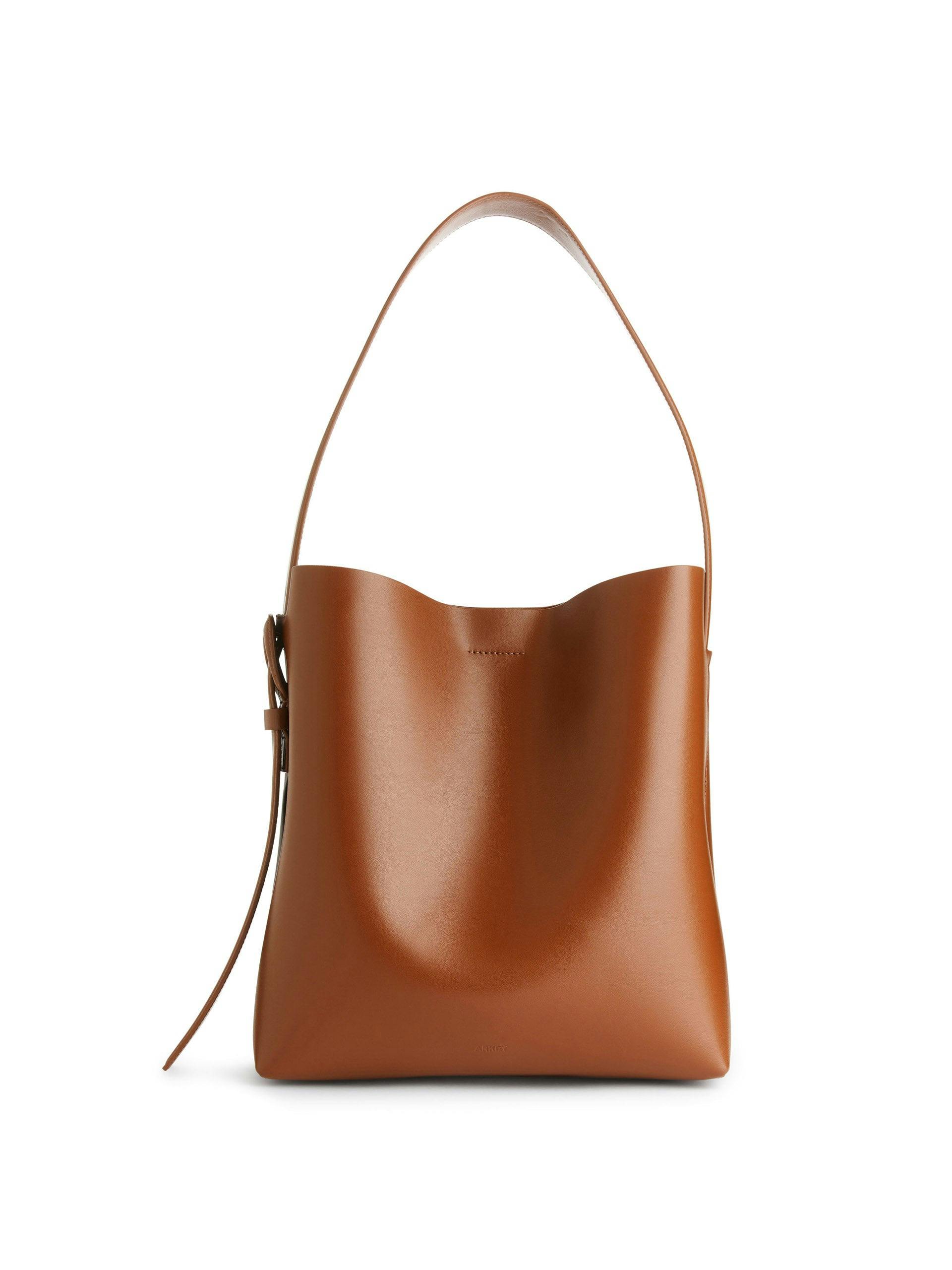 Brown tote bag