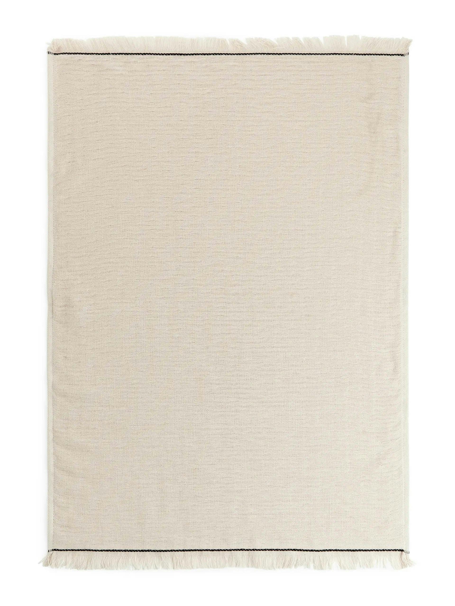 Beige cotton hand towel