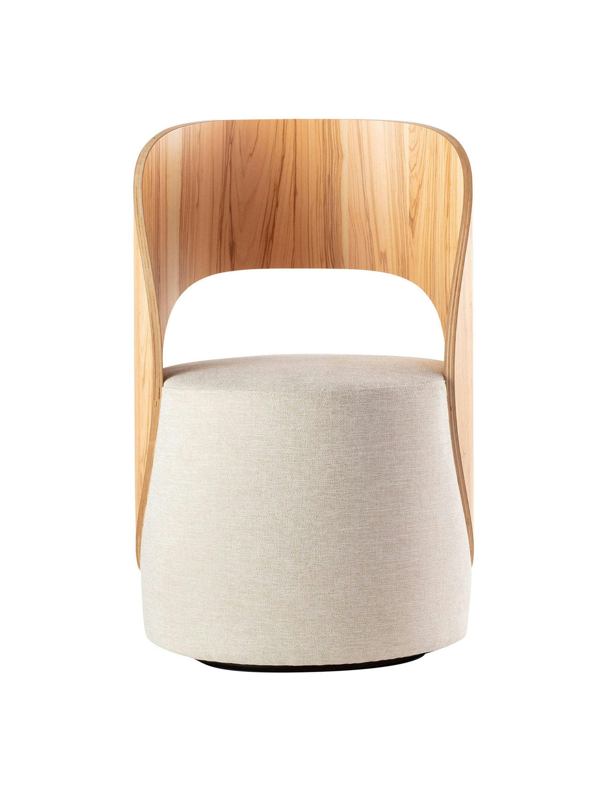 Hug white armchair