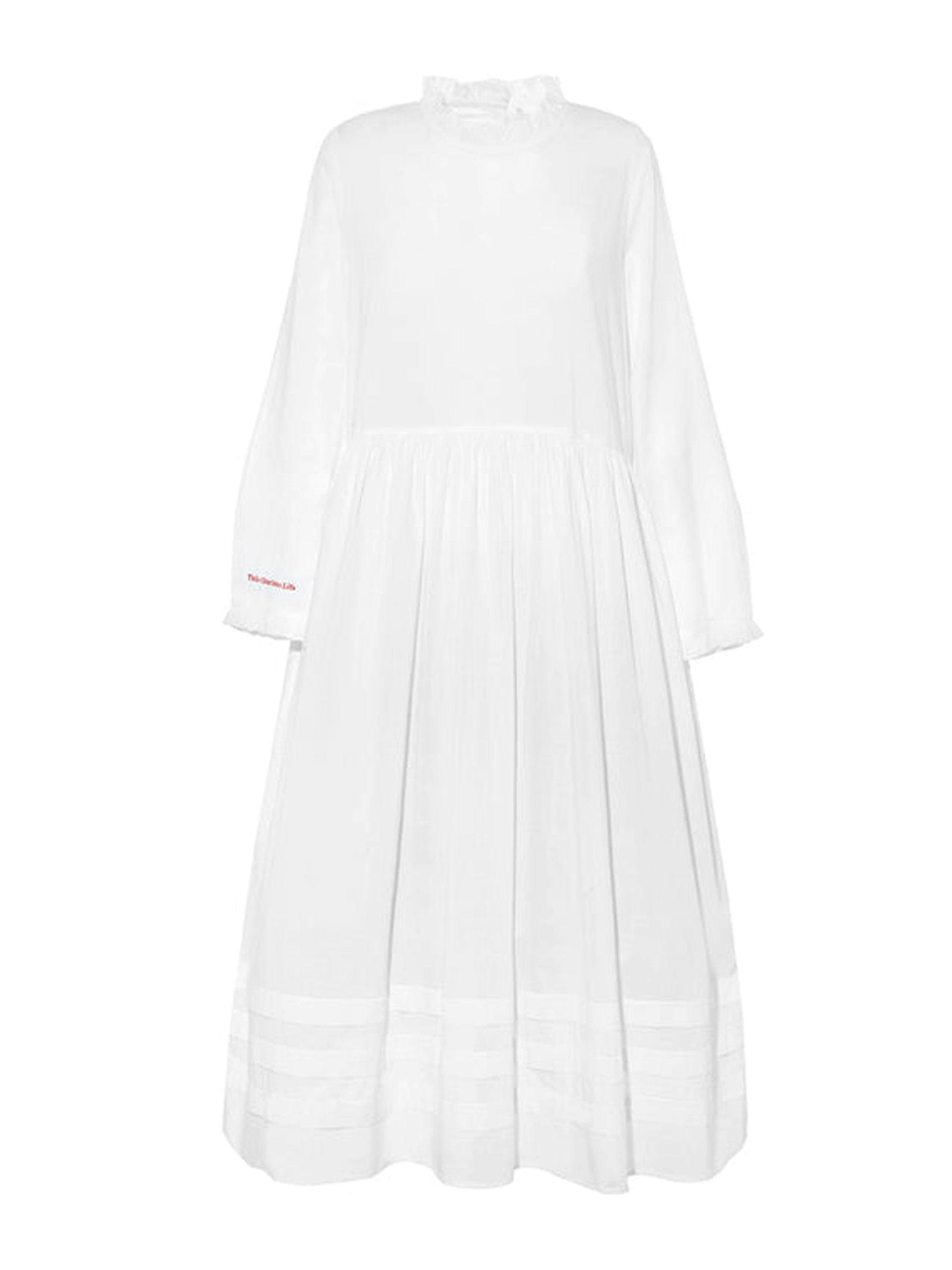 Indie organic poplin dress