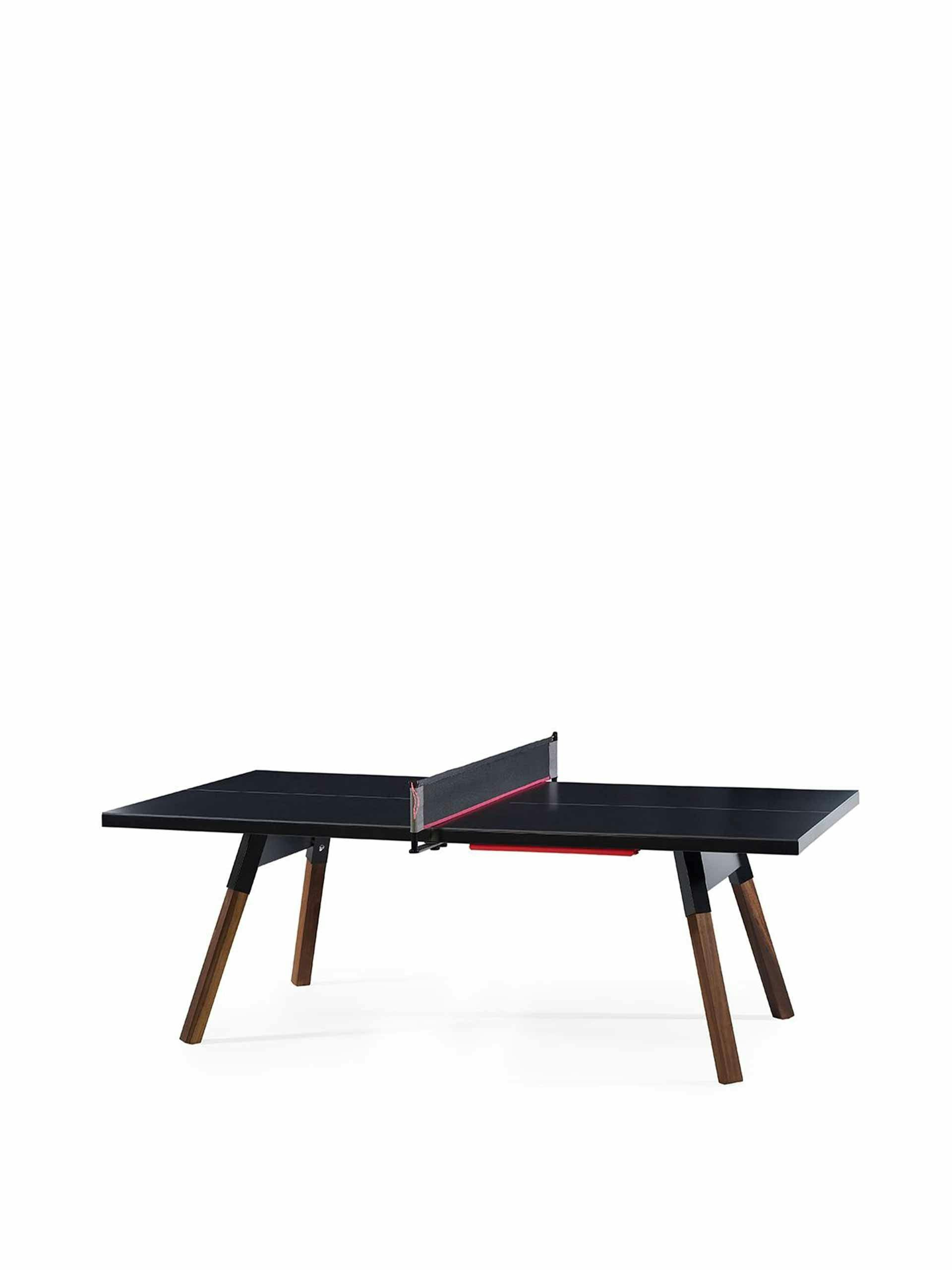 Black ping-pong table