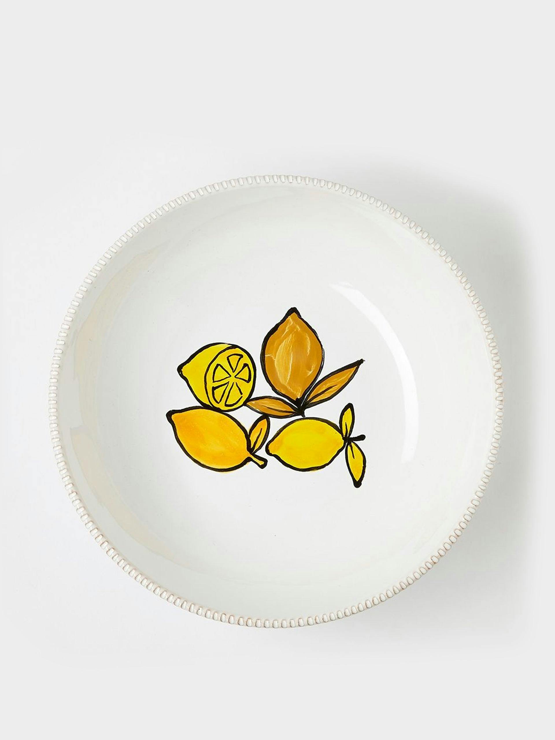 Lemon serving bowl