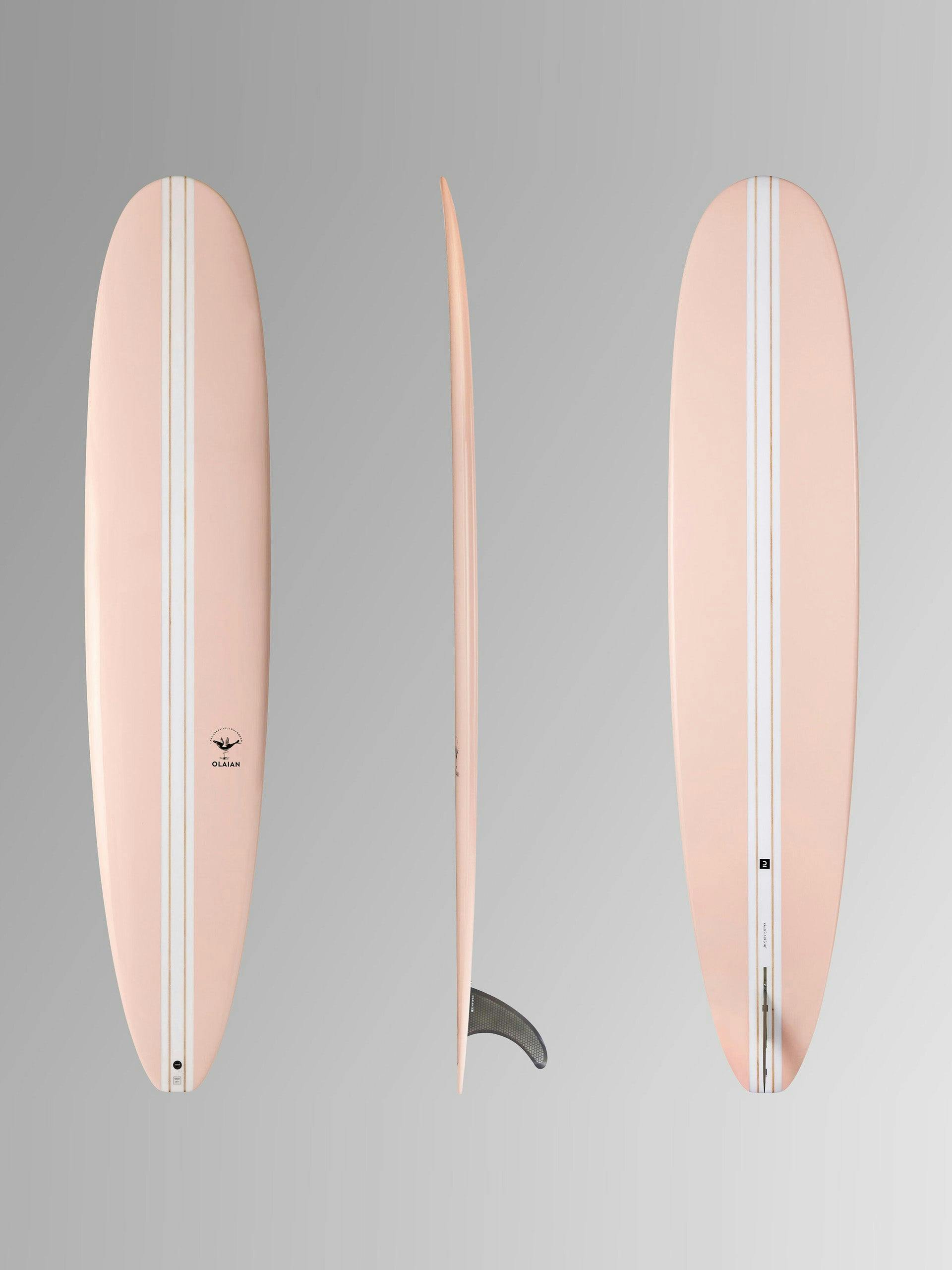 Longboard 900 surfboard with fin