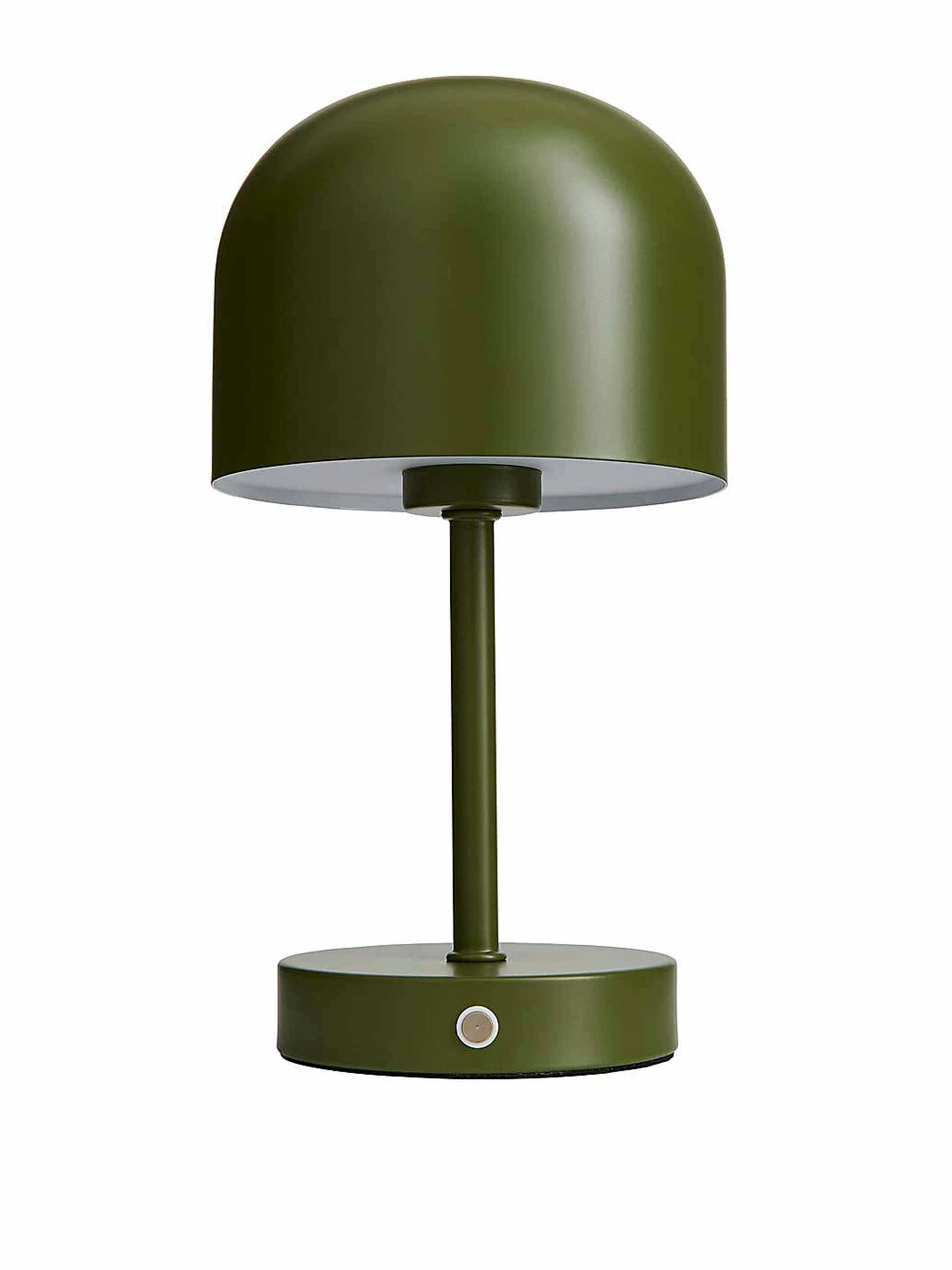 Keko rechargeable table lamp in Olive