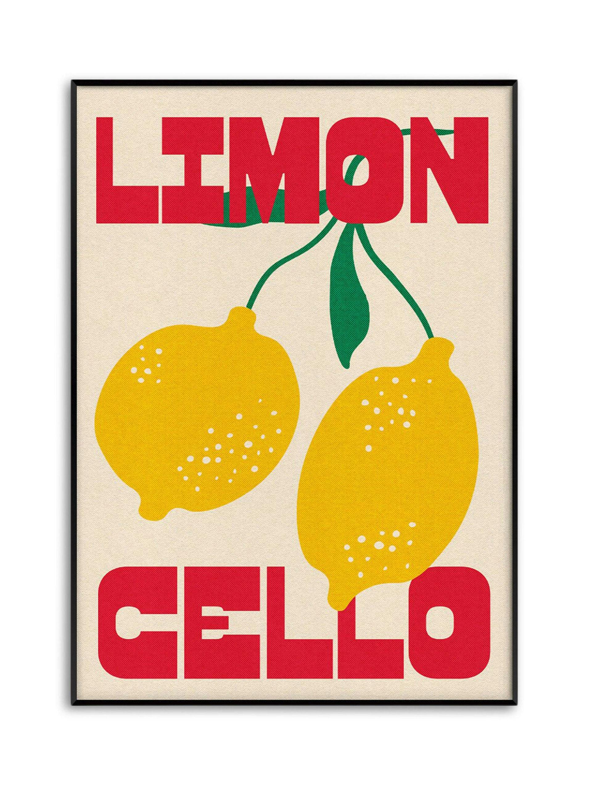 Limoncello Red A3 print