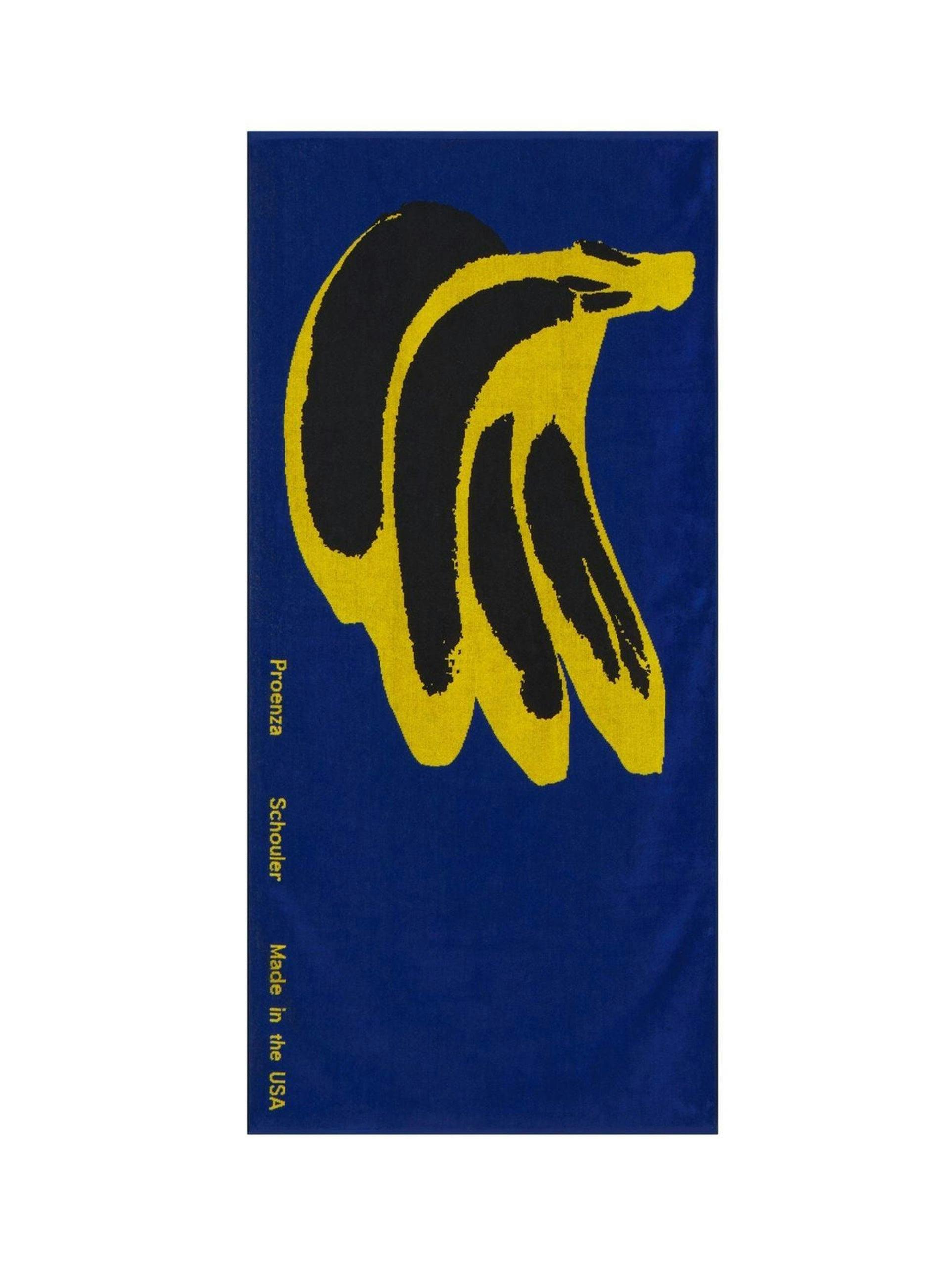 Banana beach towel