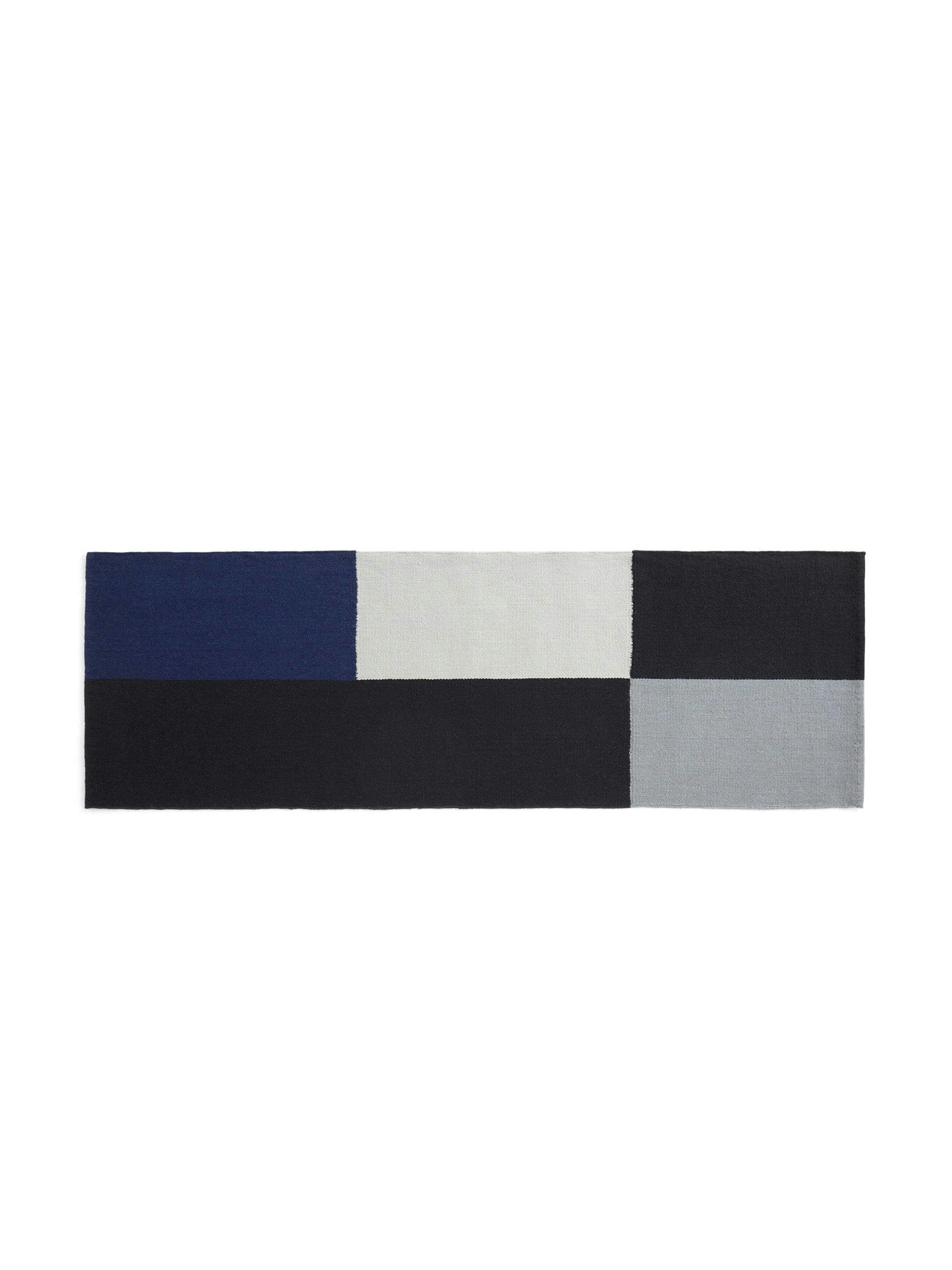 Geometric abstract flat works rug