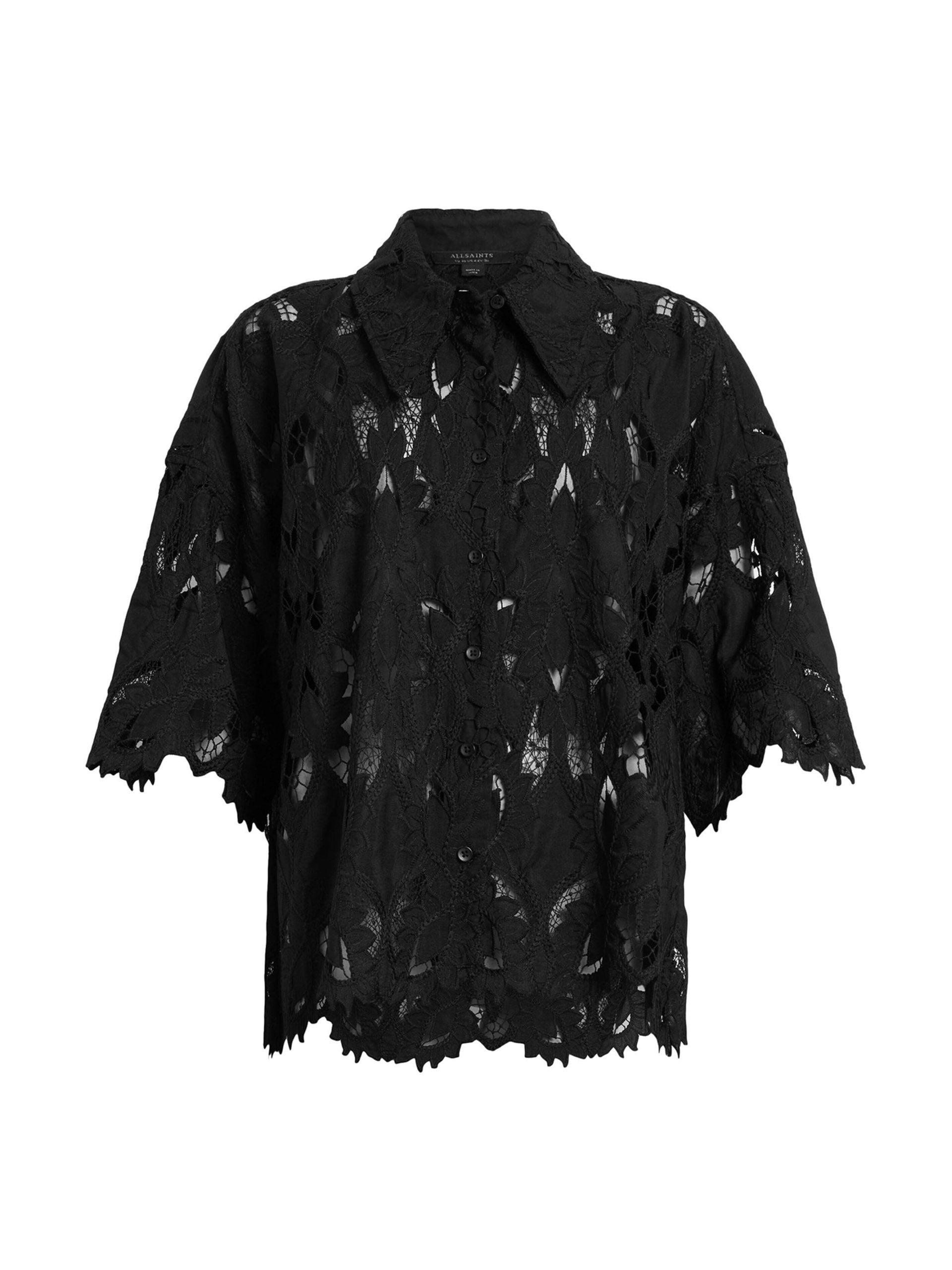 Charli organic cotton embroidered shirt