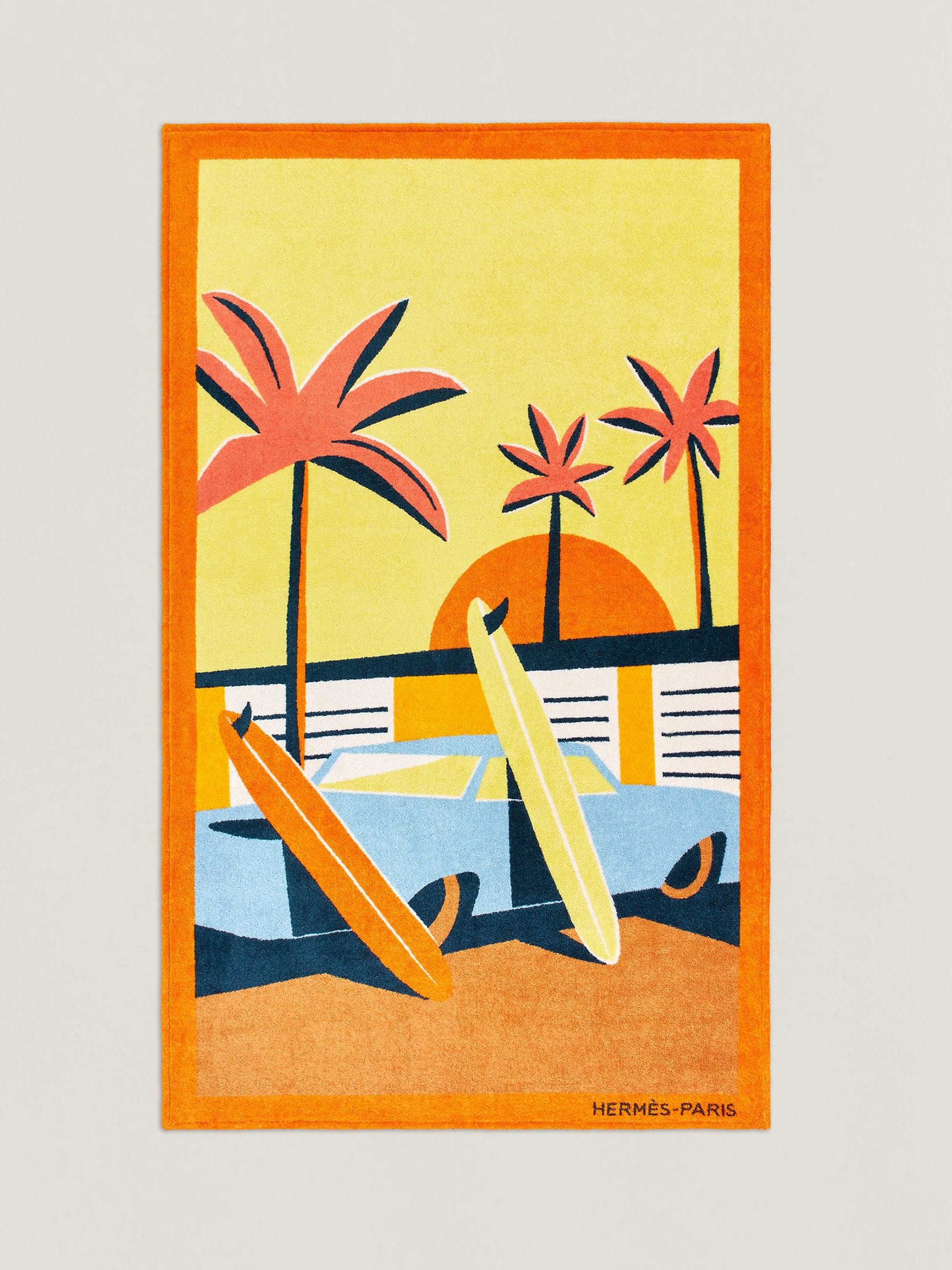 Apres la Vague beach towel