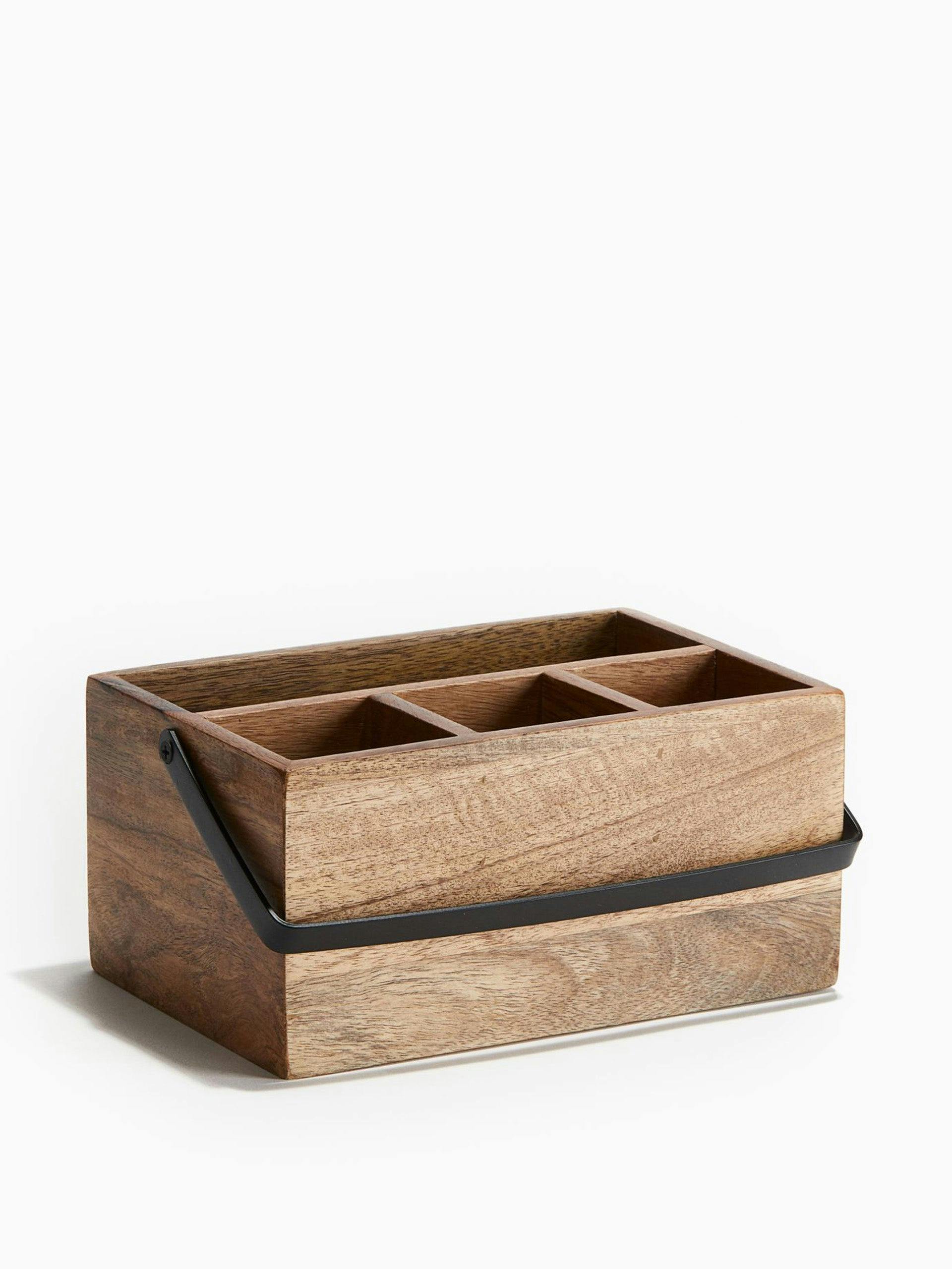 Wooden storage box