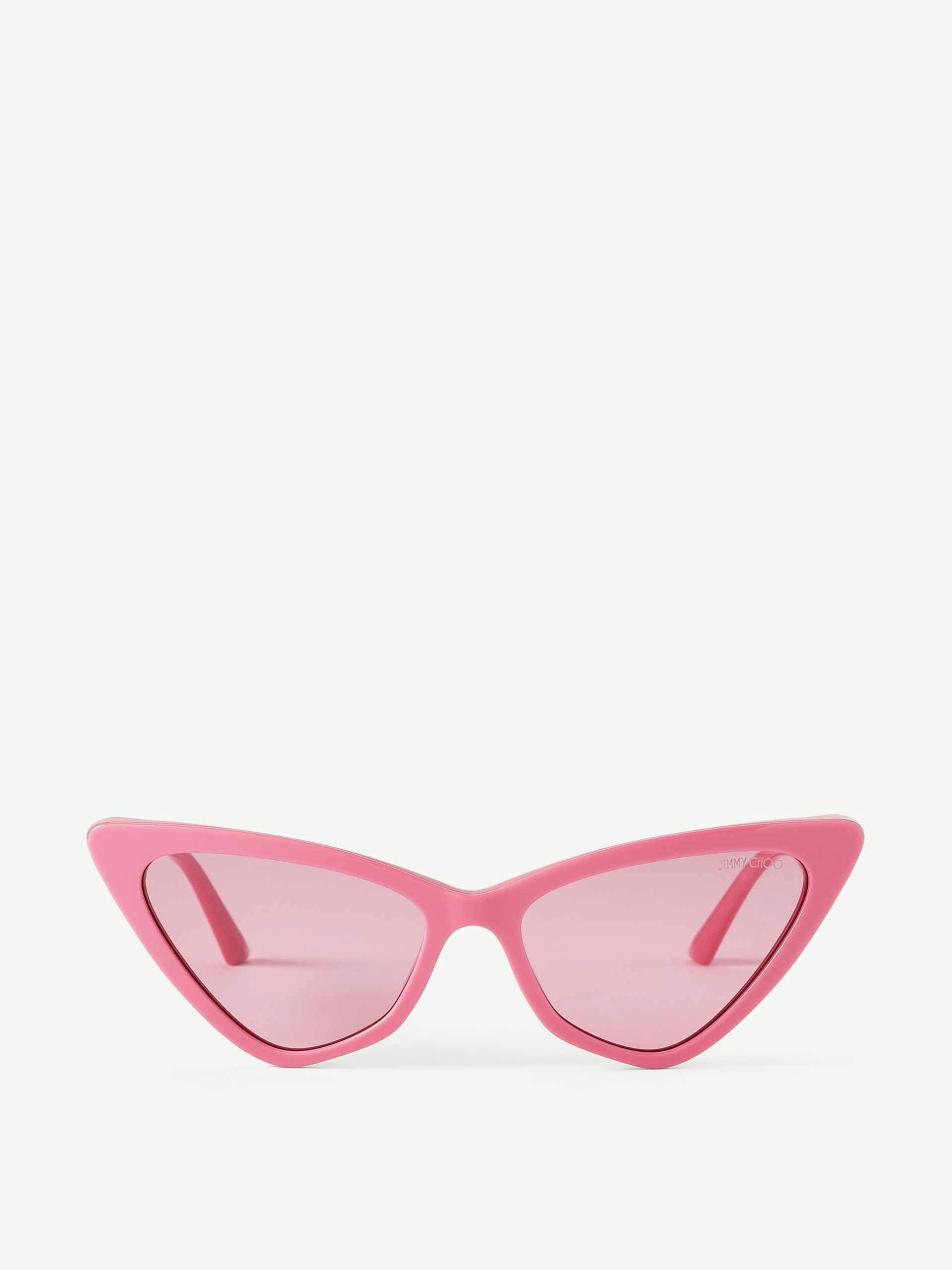 Pink cat eye sunglasses