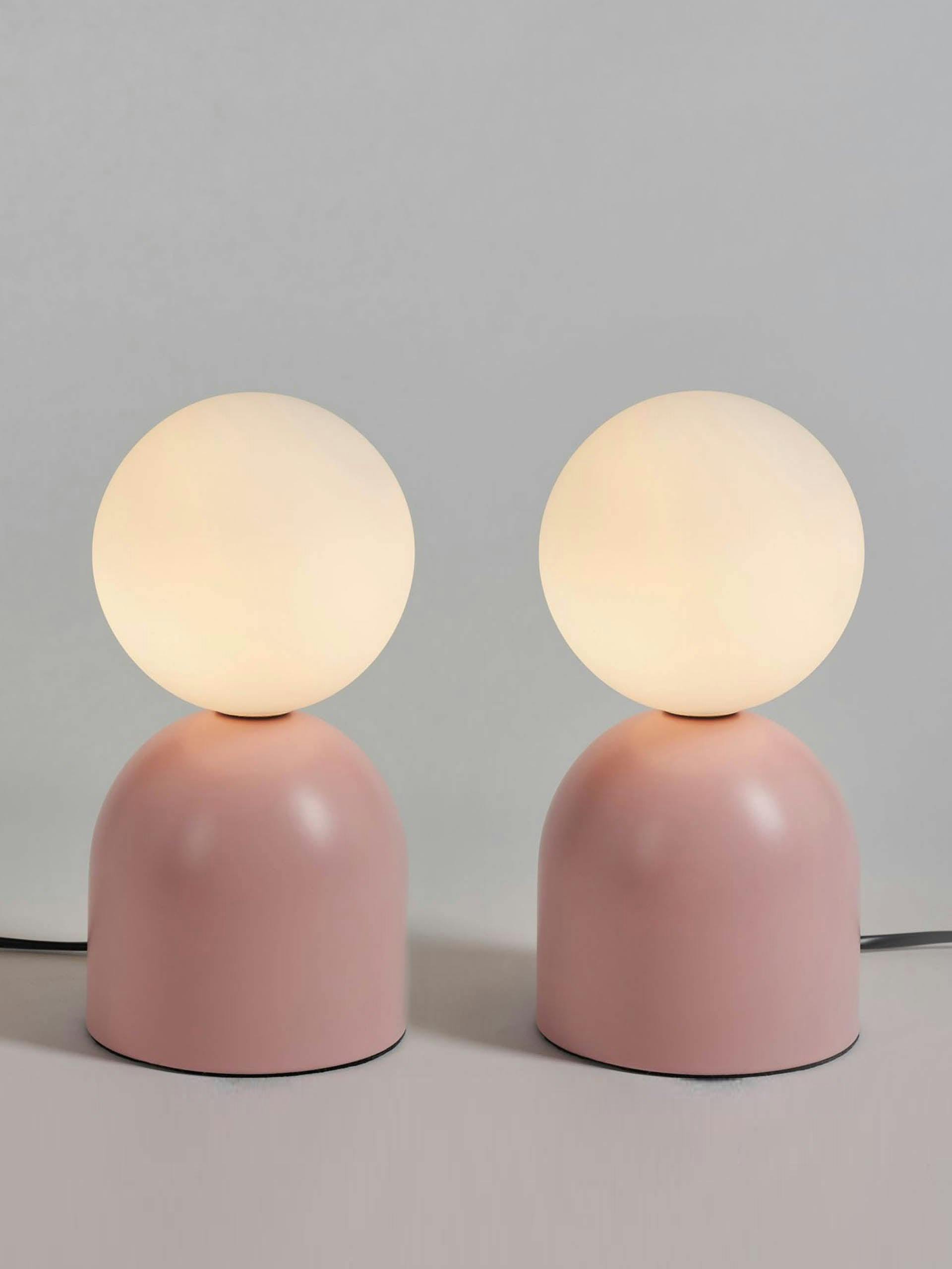 Lupo touch-on table lamps (set of two)