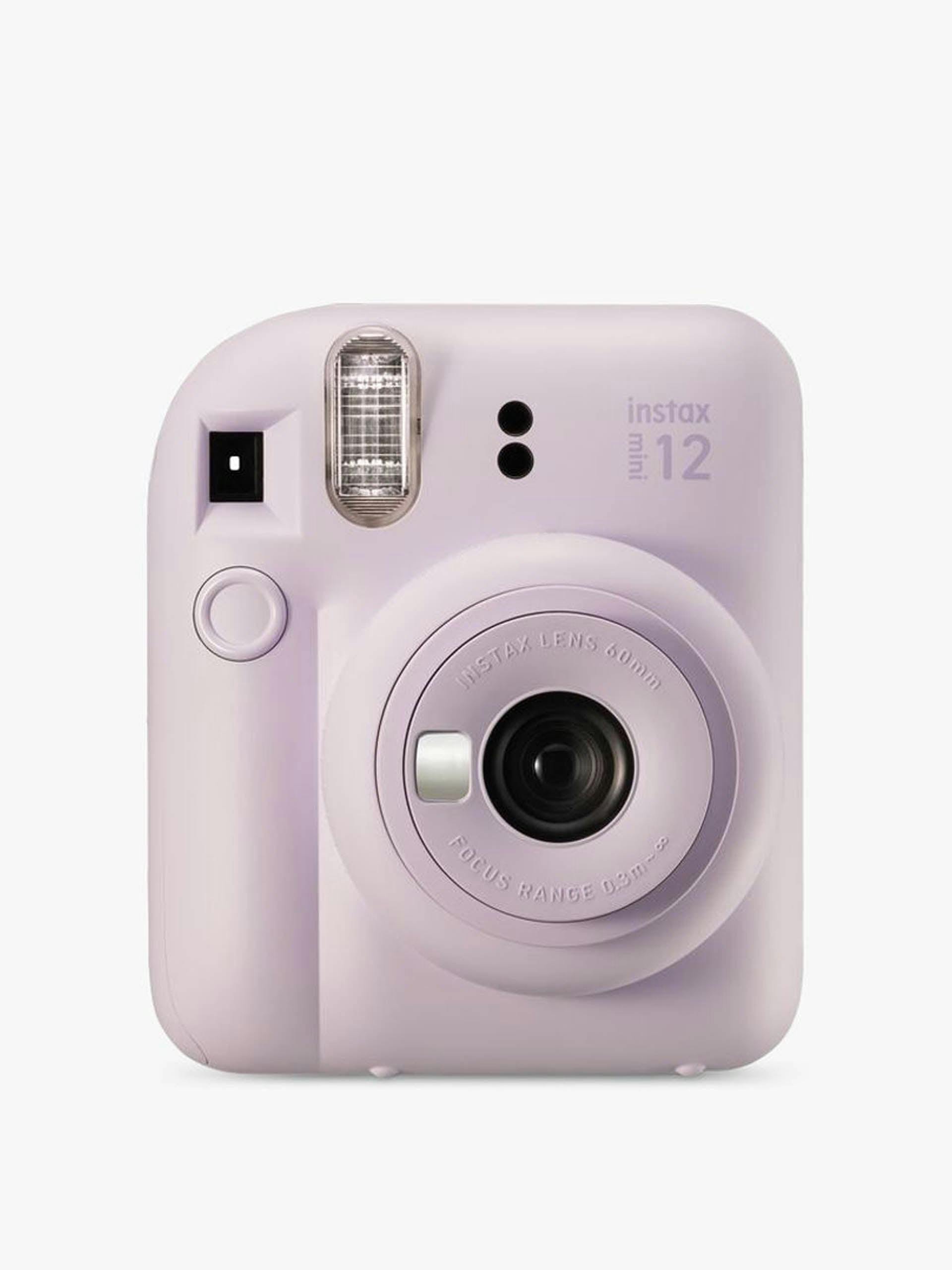 Mini 12 instant camera with built-in flash & hand strap