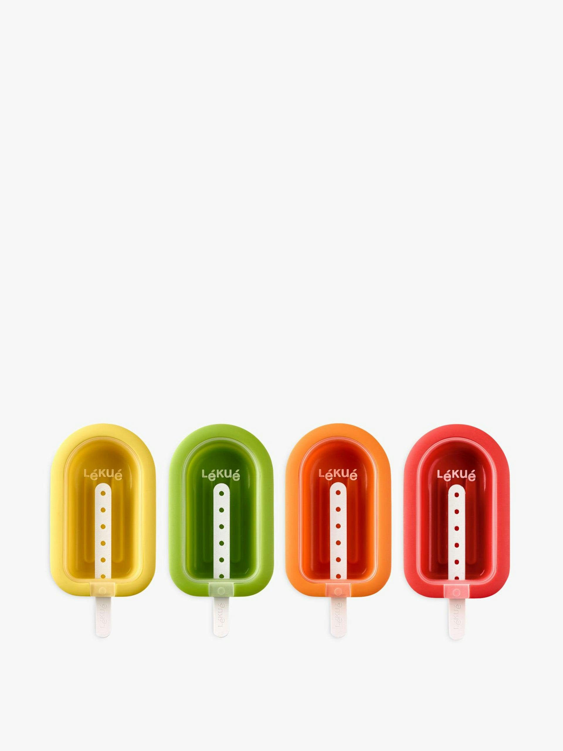 Classic popsicle ice lolly moulds (set of 4)