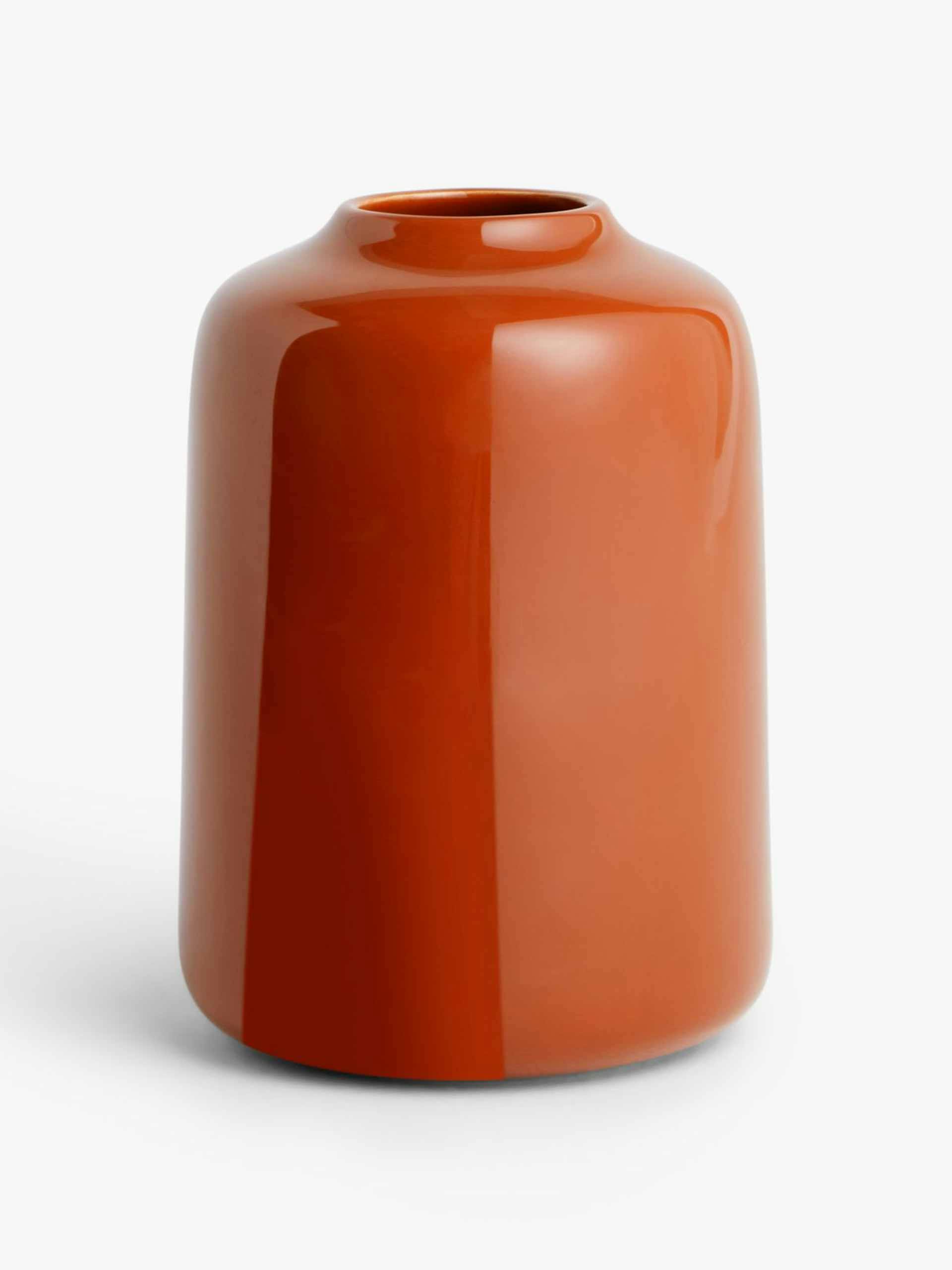 Orange gloss vase