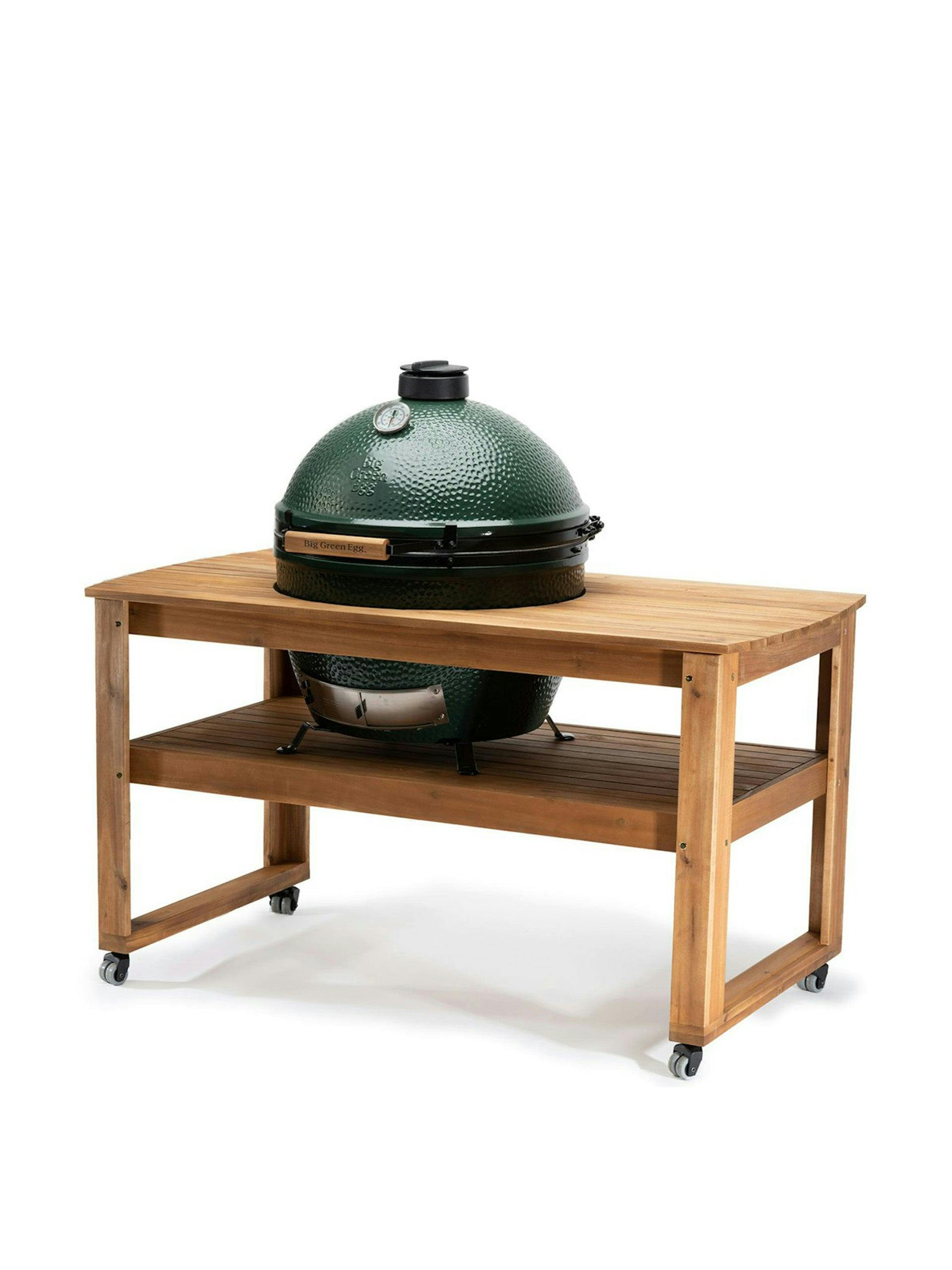 Extra large barbecue and table bundle with conveggtor and cover