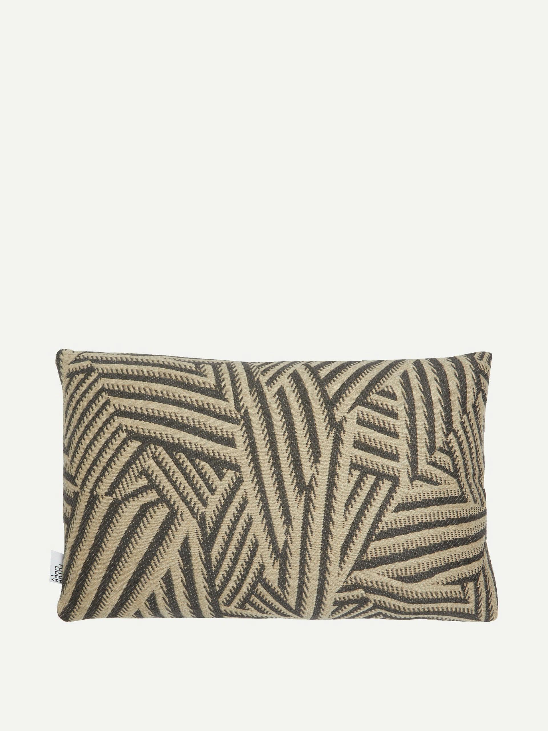 Shadow stripe woven cushion