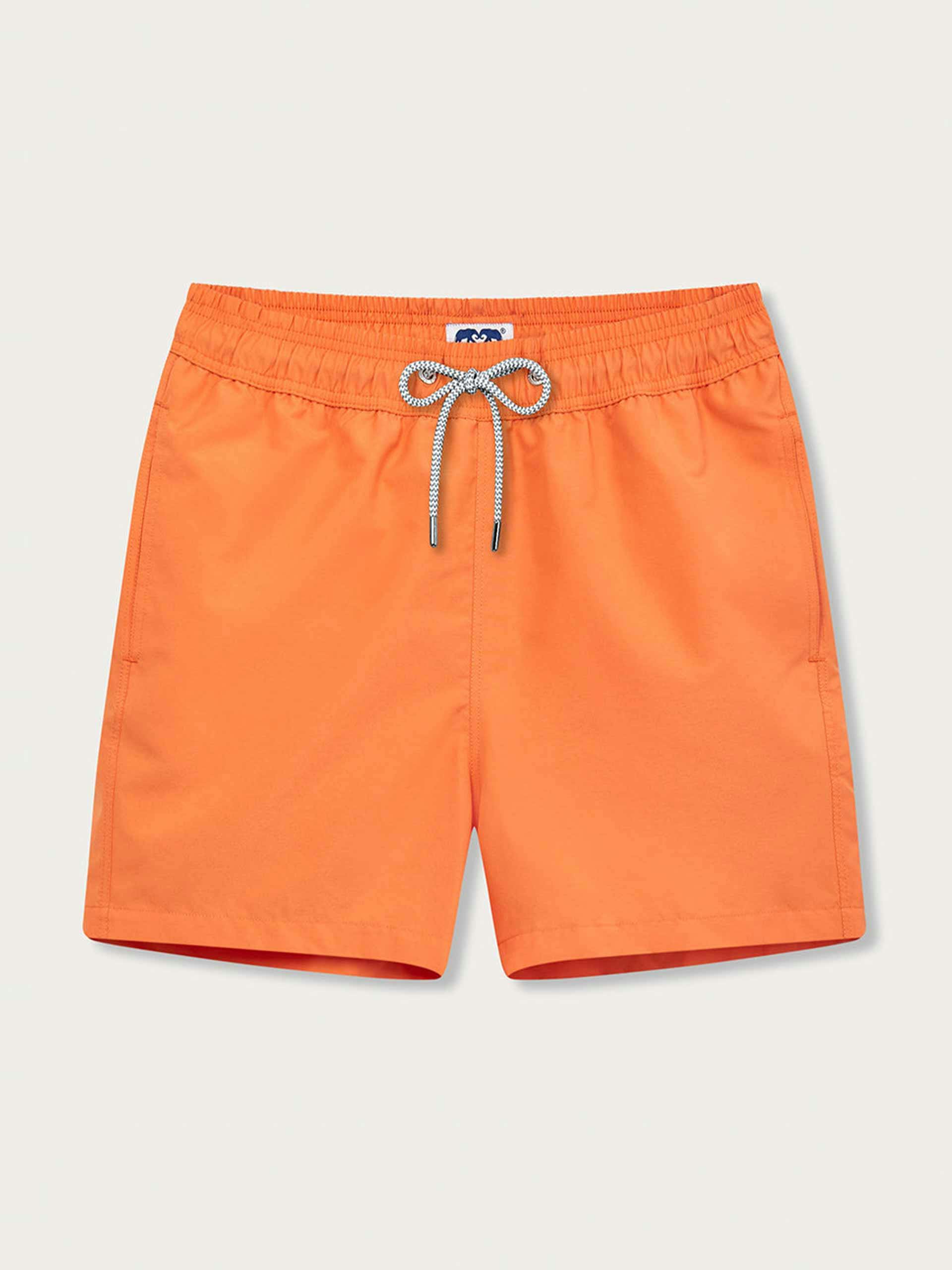 Tangerine swim shorts