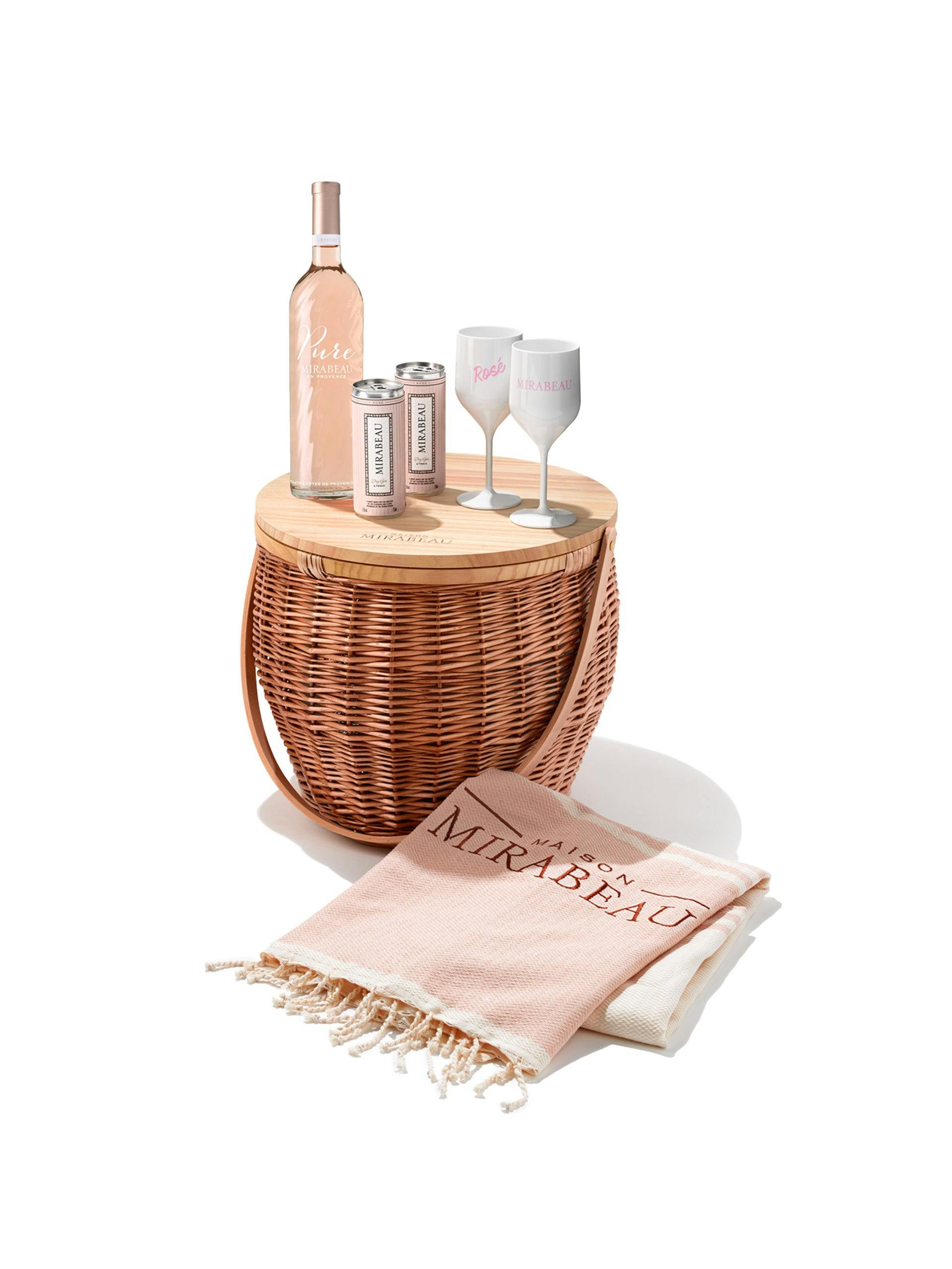 Mirabeau Rosé picnic set