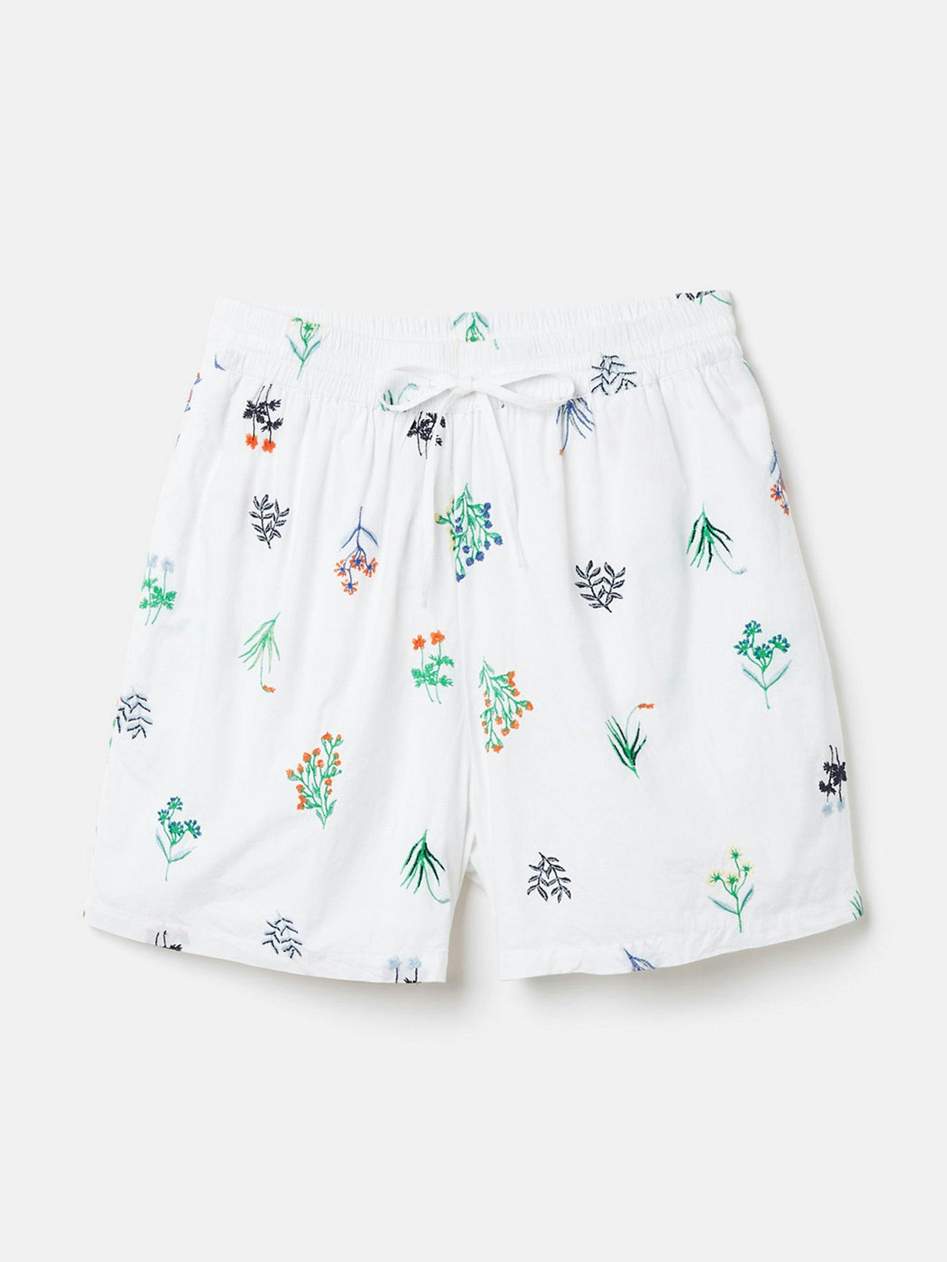 Pure cotton floral shorts