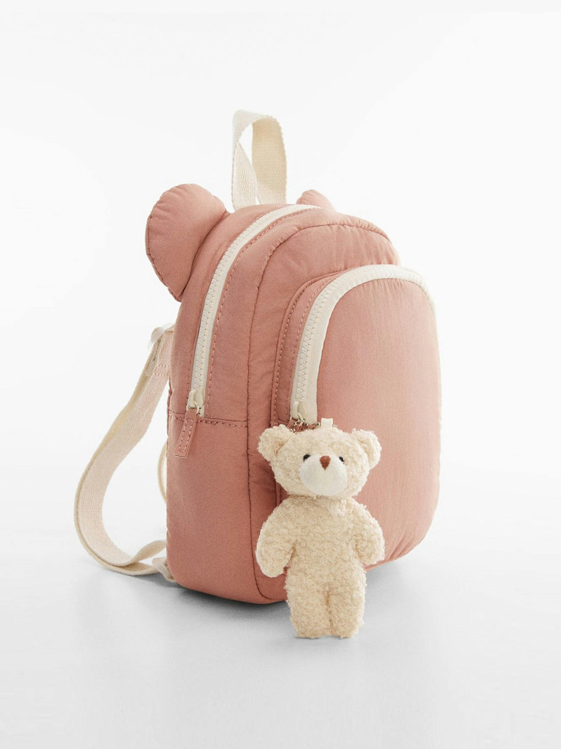 Pale pink ears backpack