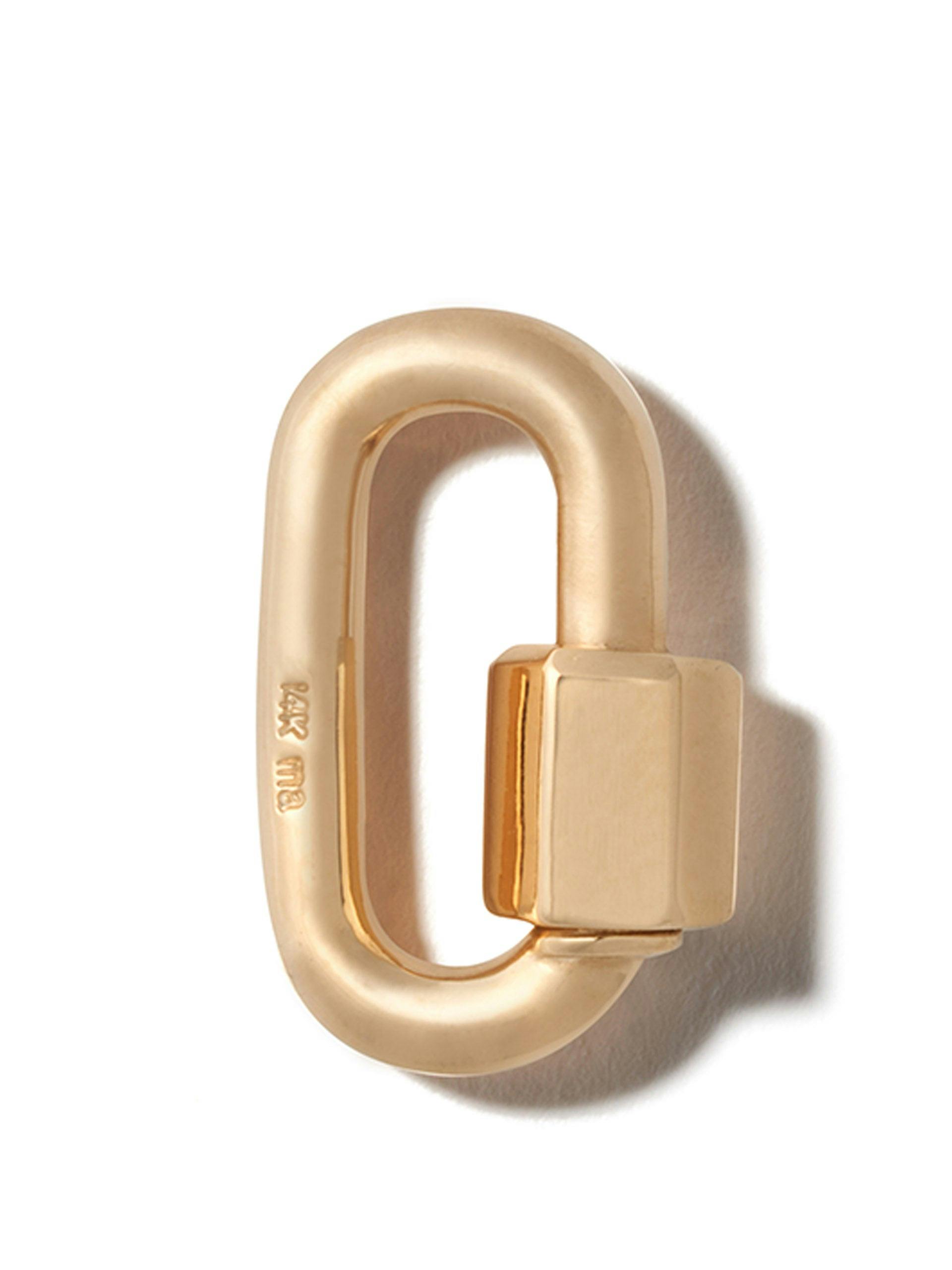 Chubby gold carabiner