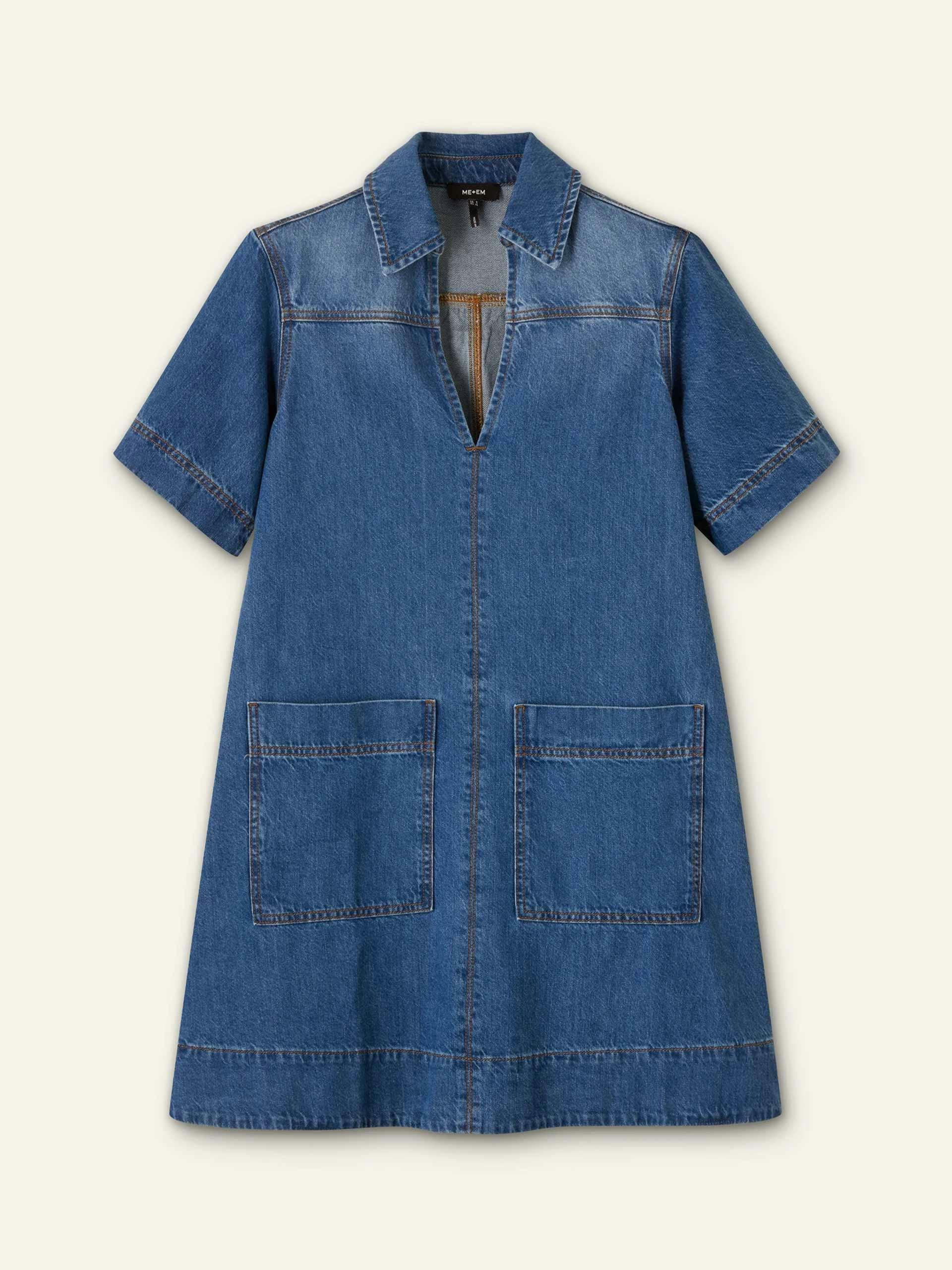 Denim swing dress