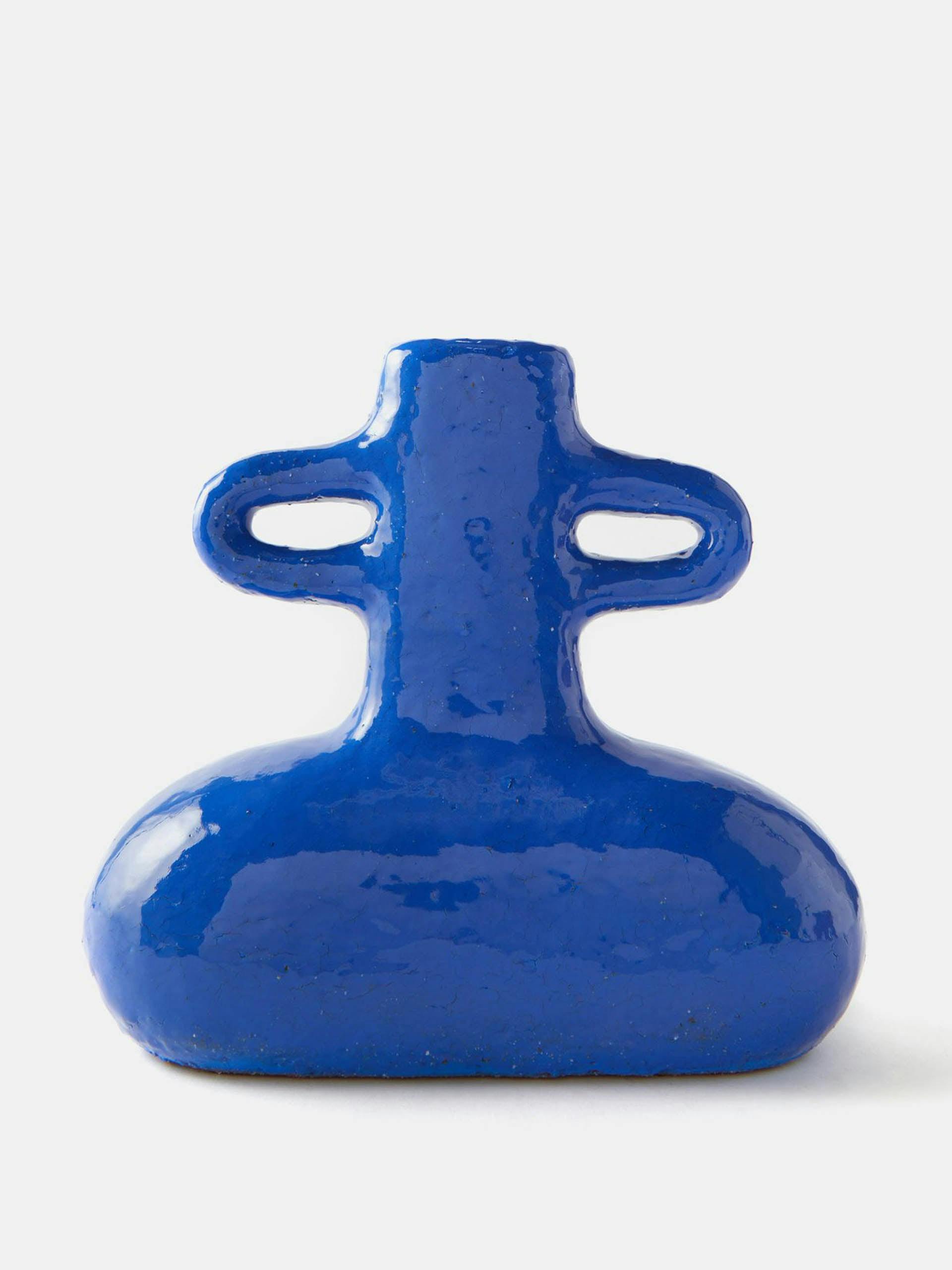 02 glazed stoneware vase
