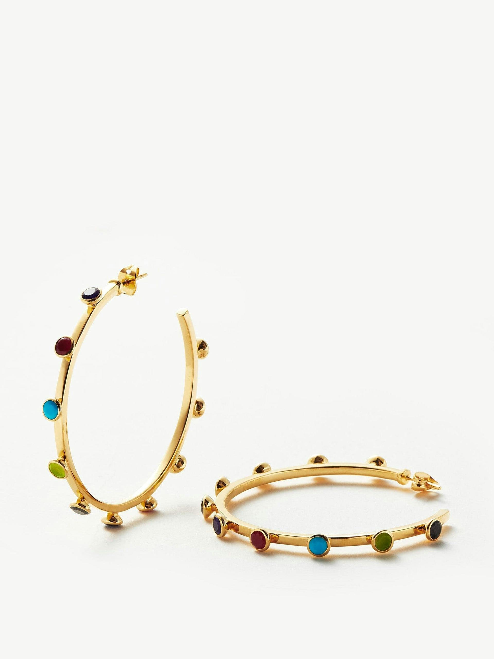 Hot Rox oversized hoop earrings