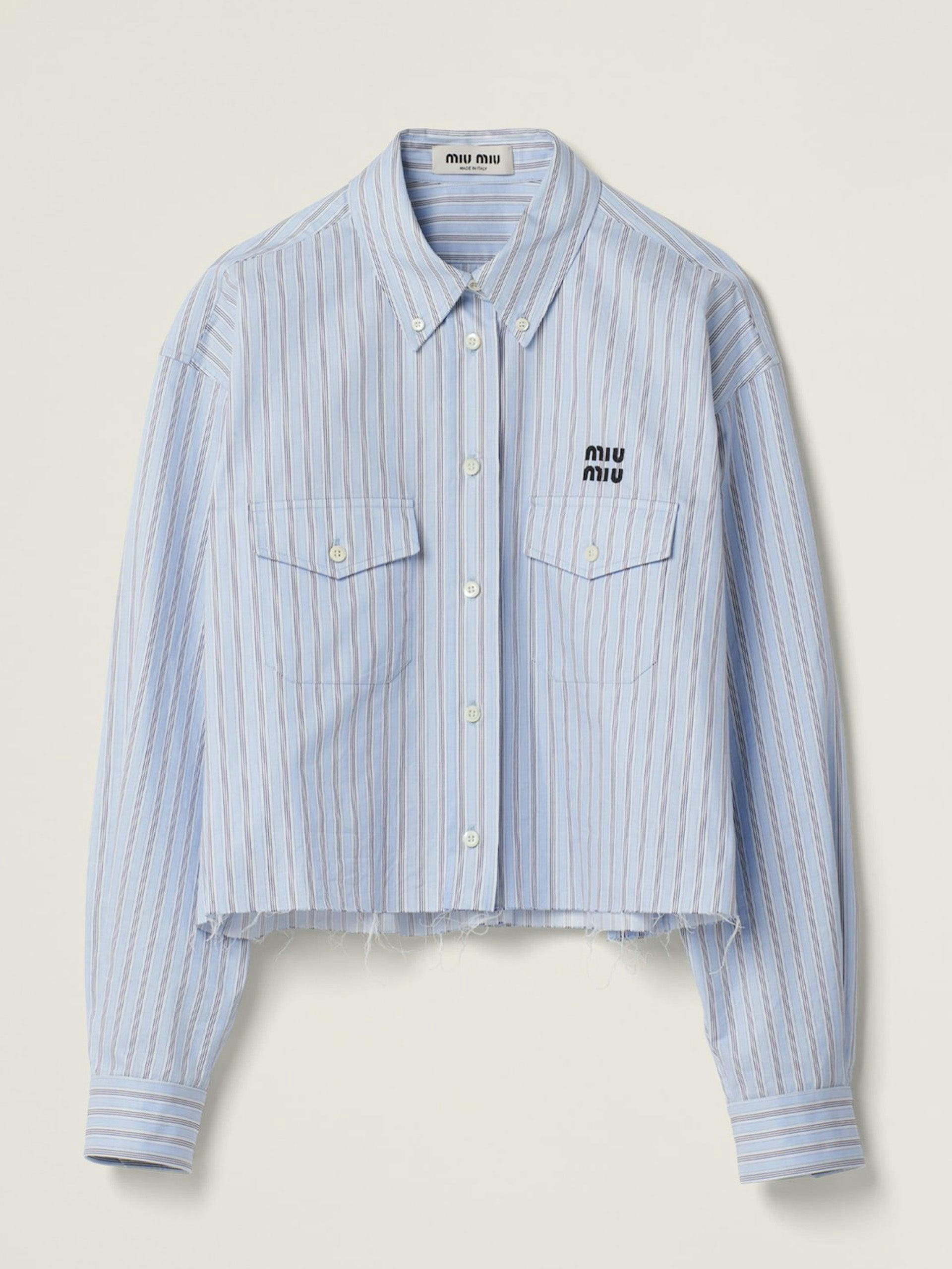 Striped cotton shirt