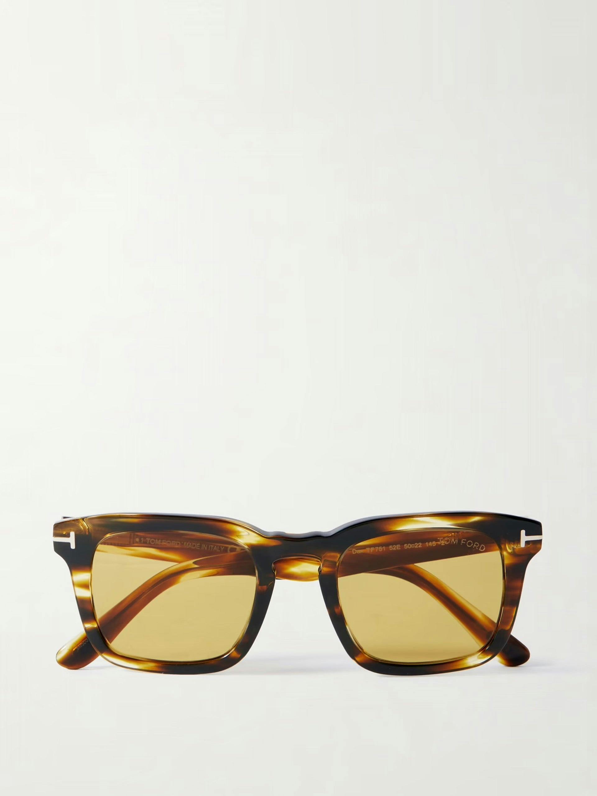 Dax D-frame tortoishell acetate sunglasses