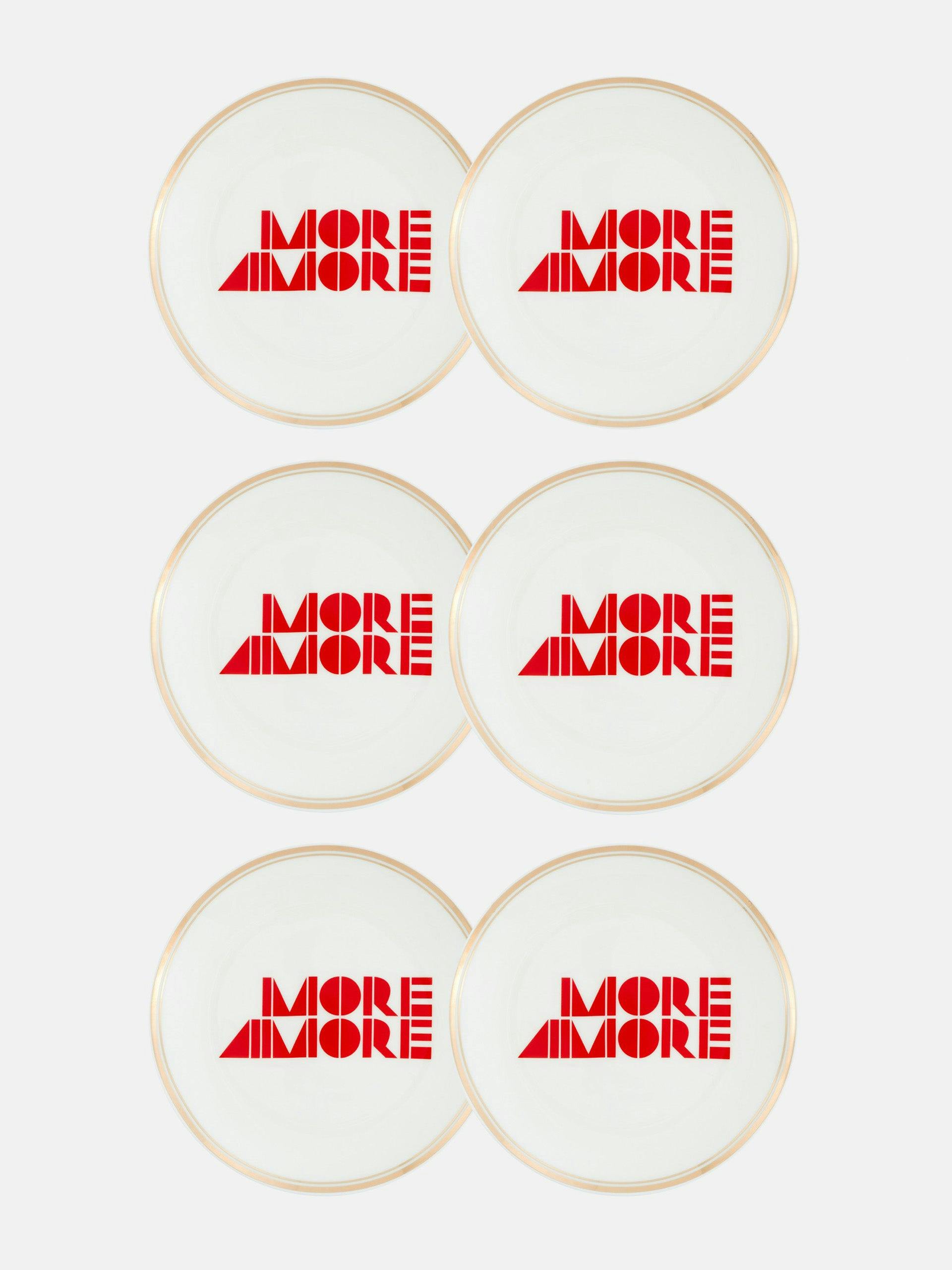 More Amore plates (set of 6)
