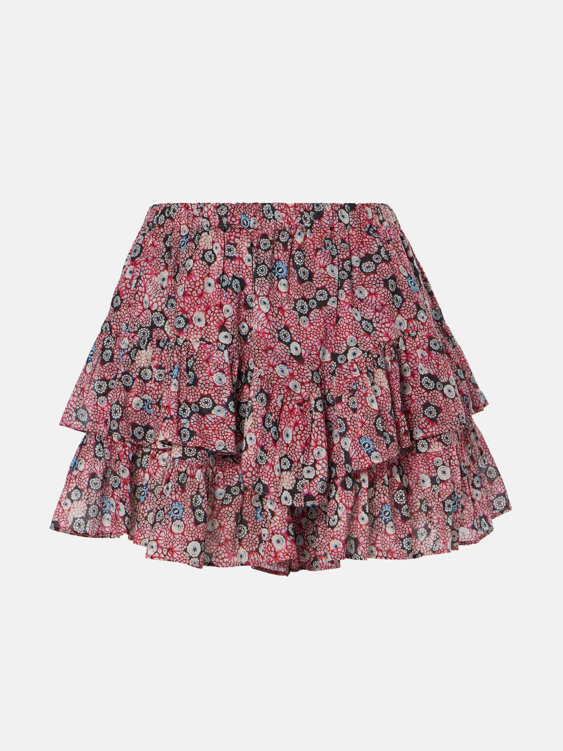 Jocadia printed cotton voile shorts