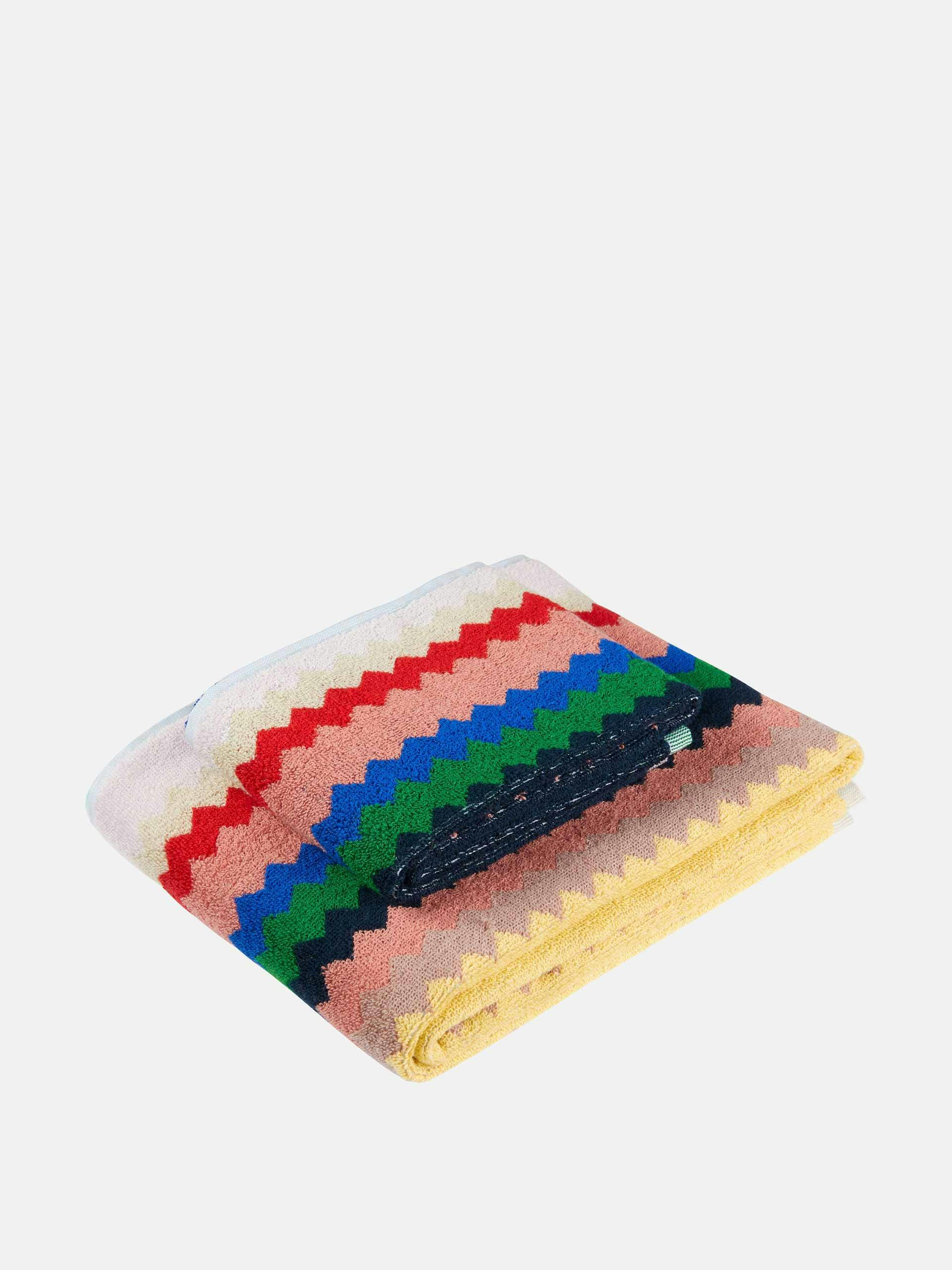 Multicoloured terry towel set