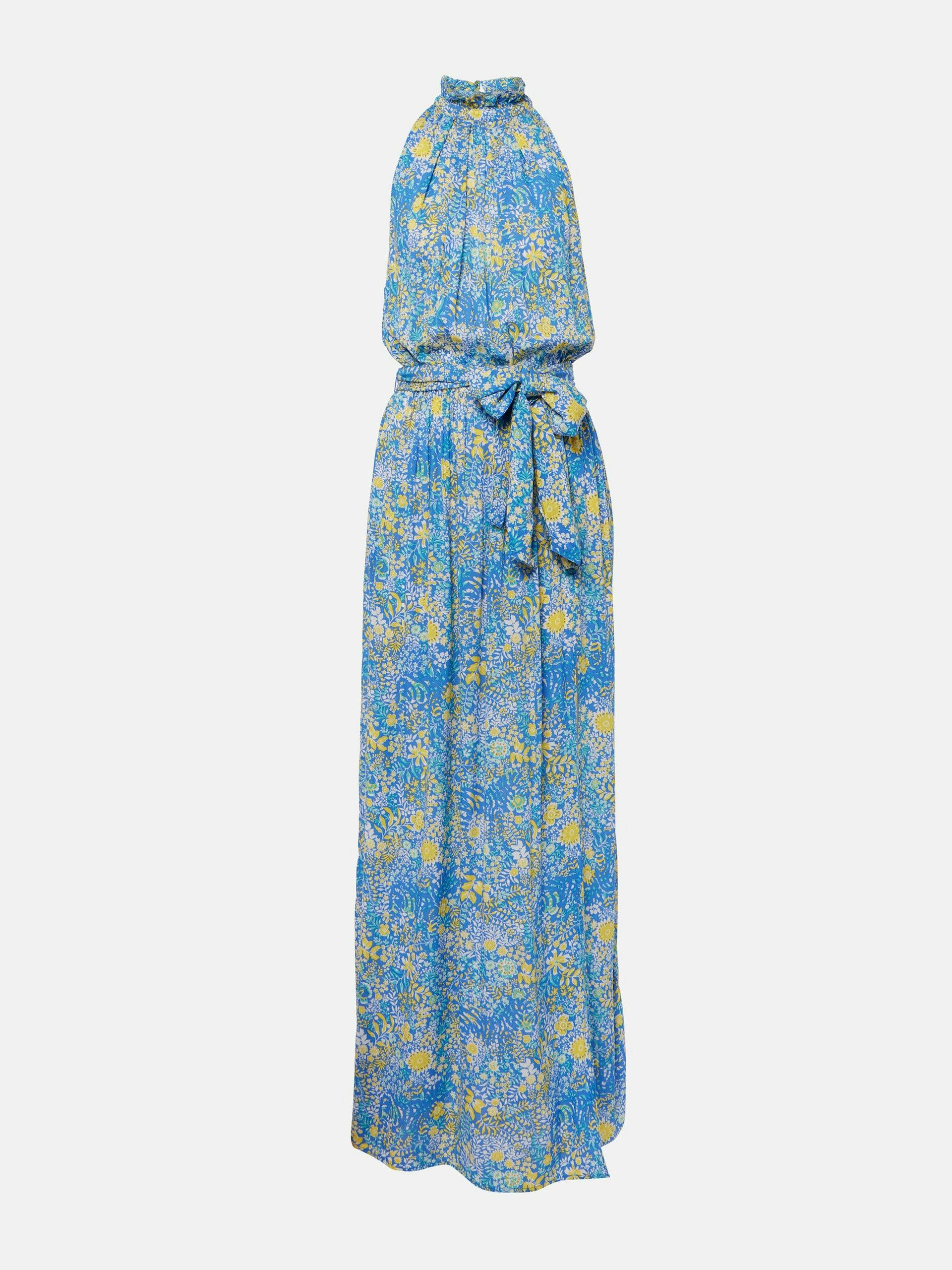 BIanca floral halterneck maxi dress