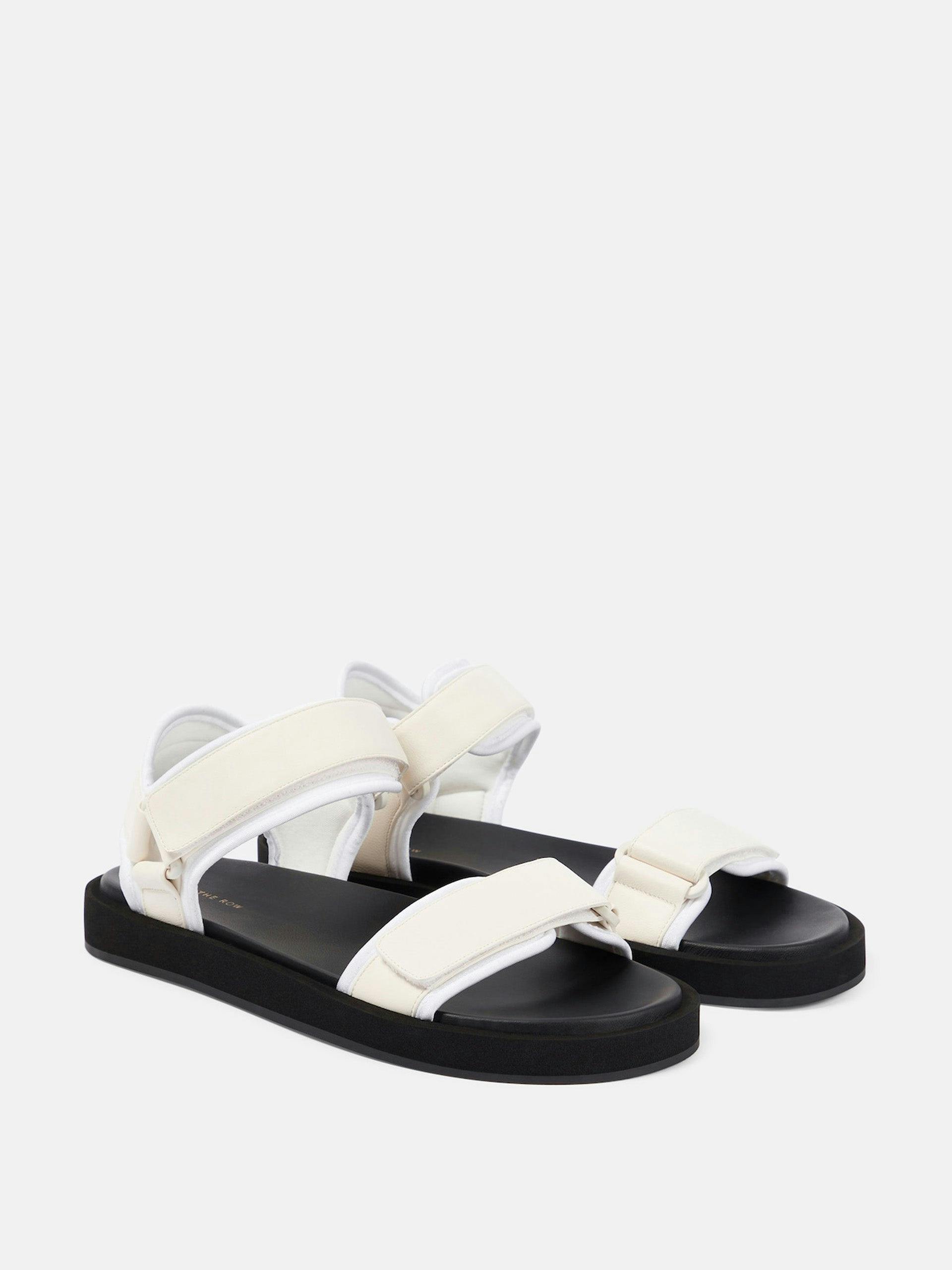 Hook and Loop leather sandals