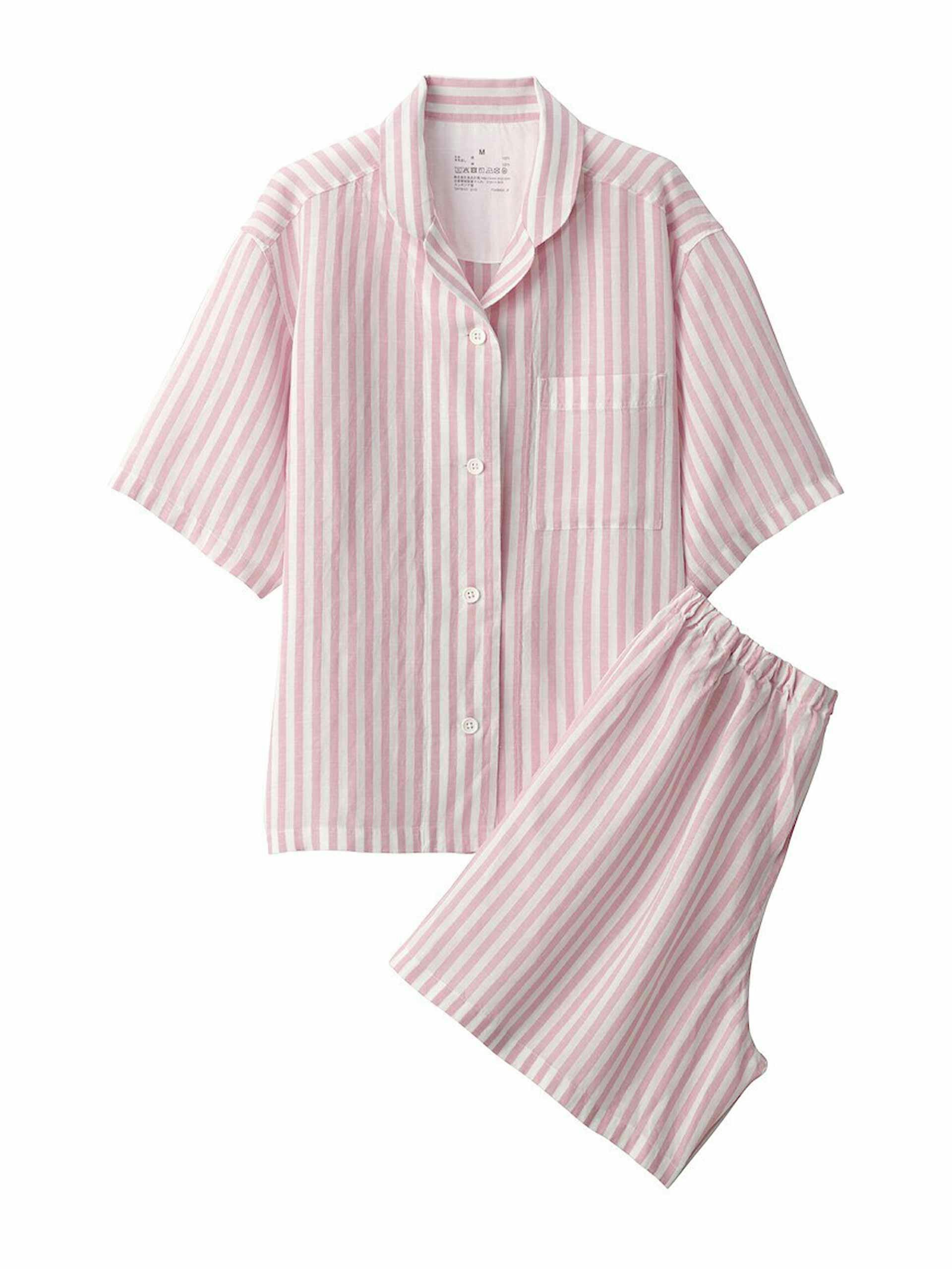 Pink stripe pyjama set