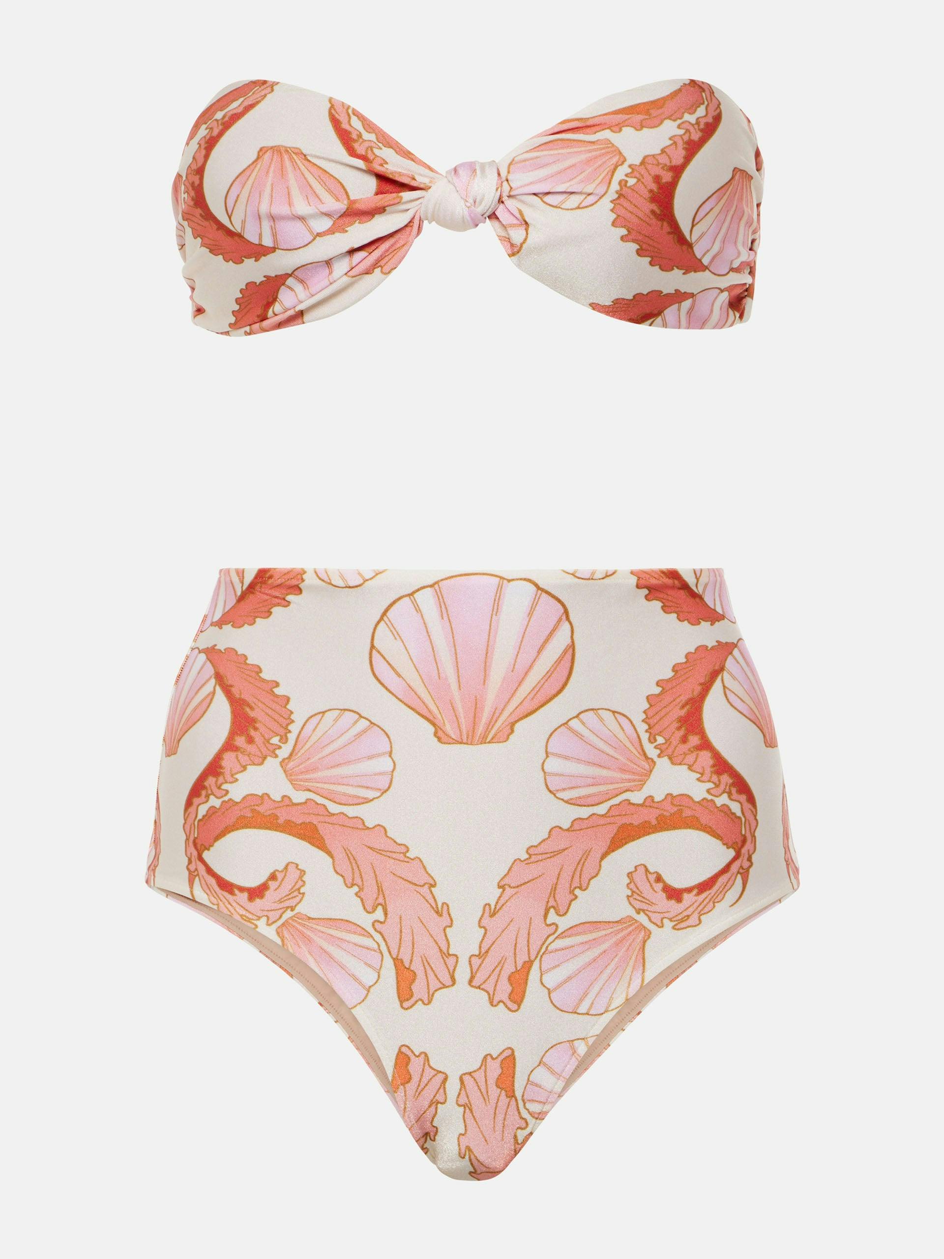 Seashell high-rise bikini