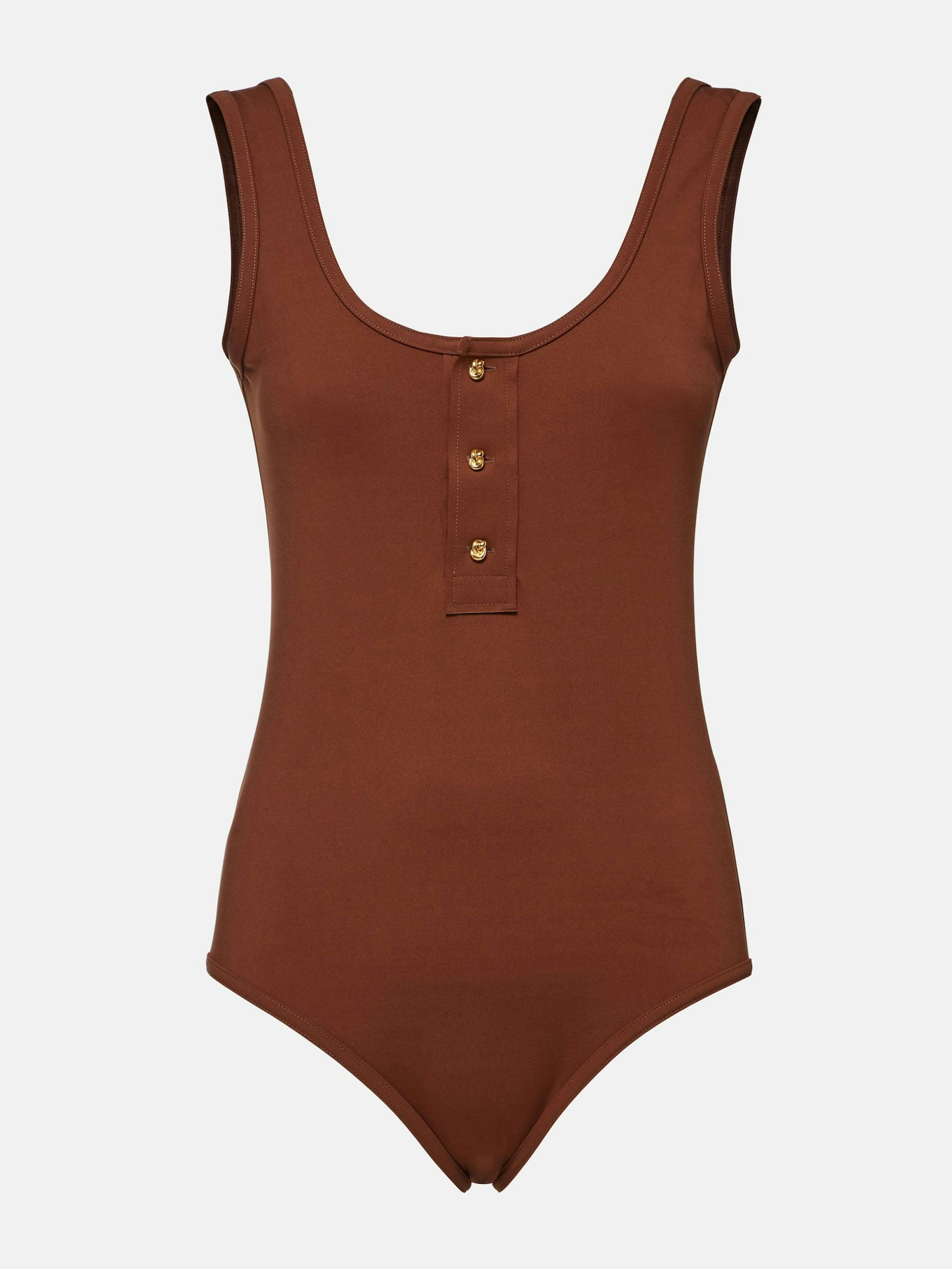 Buttoned swimsuit